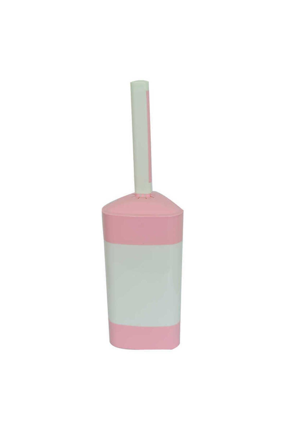 Modafiks Plastik Elegant Muhafazalı Tuvalet Klozet Fırça Takımı Karışık Renk ZP-150