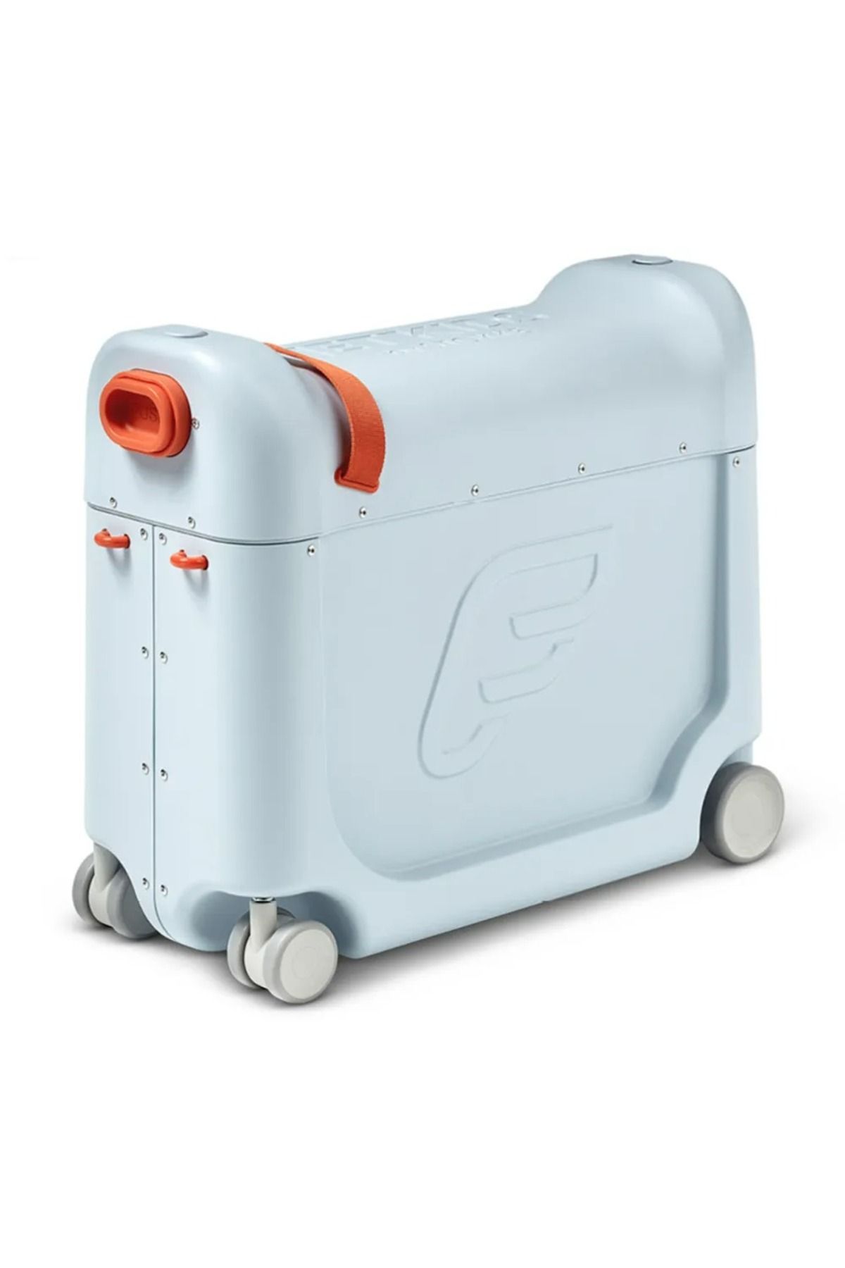 Stokke JetKids BedBox, Uçak Koltuklarına Uyumlu Binilebilir Çocuk Valizi