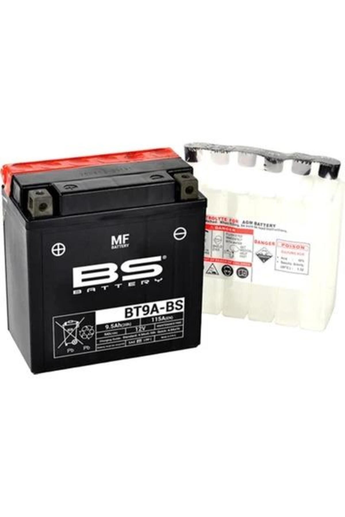 Ybs BS Battery BT9A-BS Motosiklet Akü