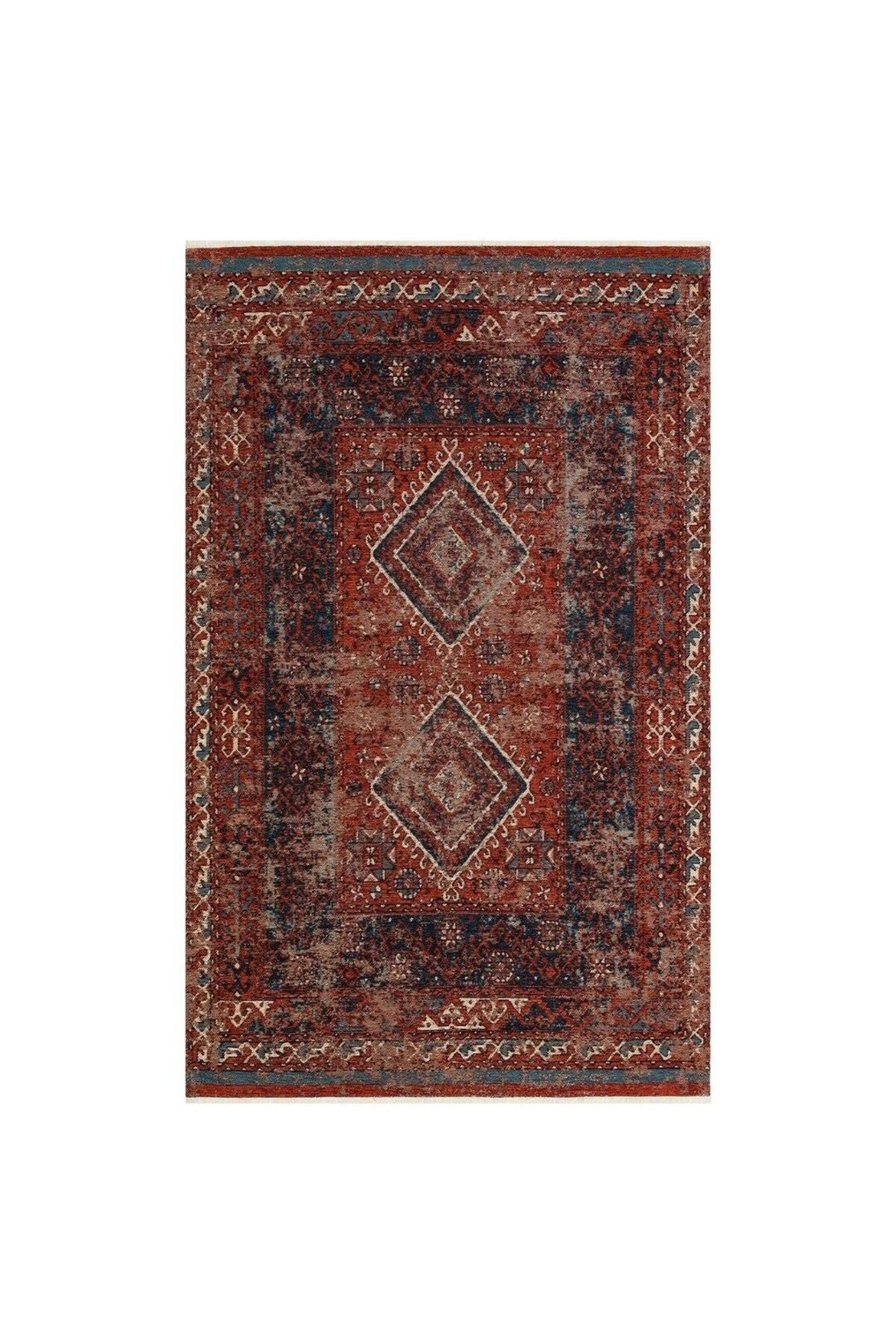 Panemo Anadolu Kilim Multy El Dokuması Kaymaz Tabanlı Yıkanabilir Kilim