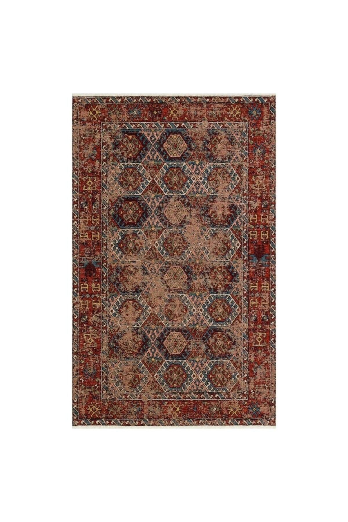 Panemo Anadolu Kilim Mix - El Dokuması Kaymaz Tabanlı Yıkanabilir Kilim