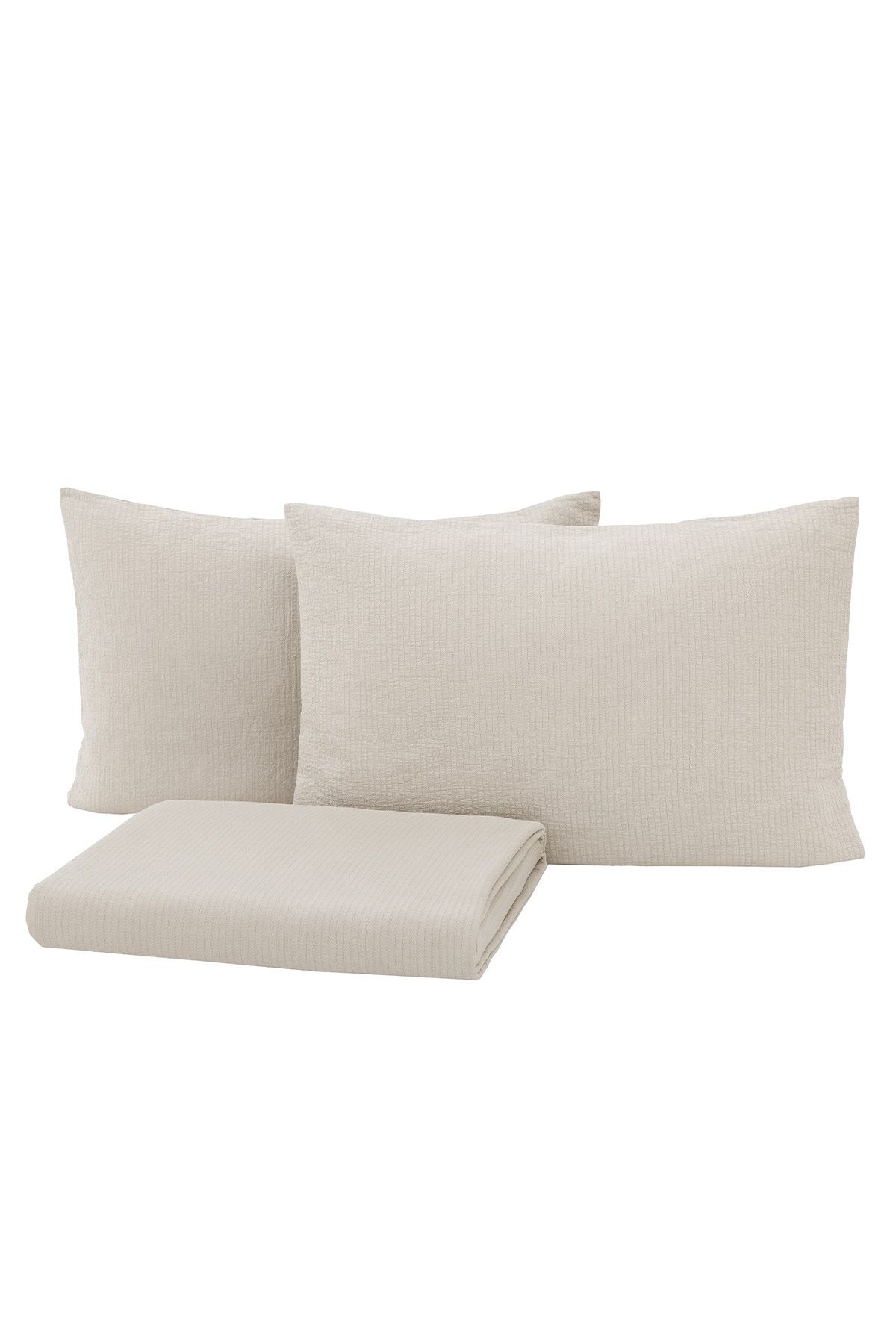 Yataş-Elena Double Bedspread Set - Beige 4