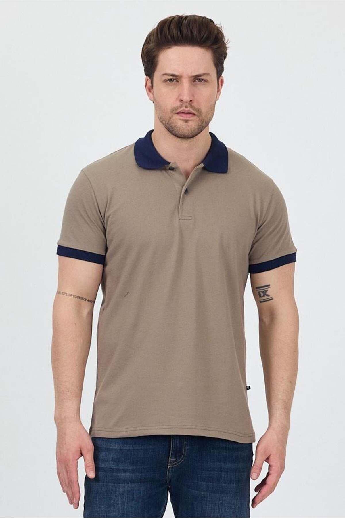 yakamor Erkek Garni Yakalı Polo Tshirt