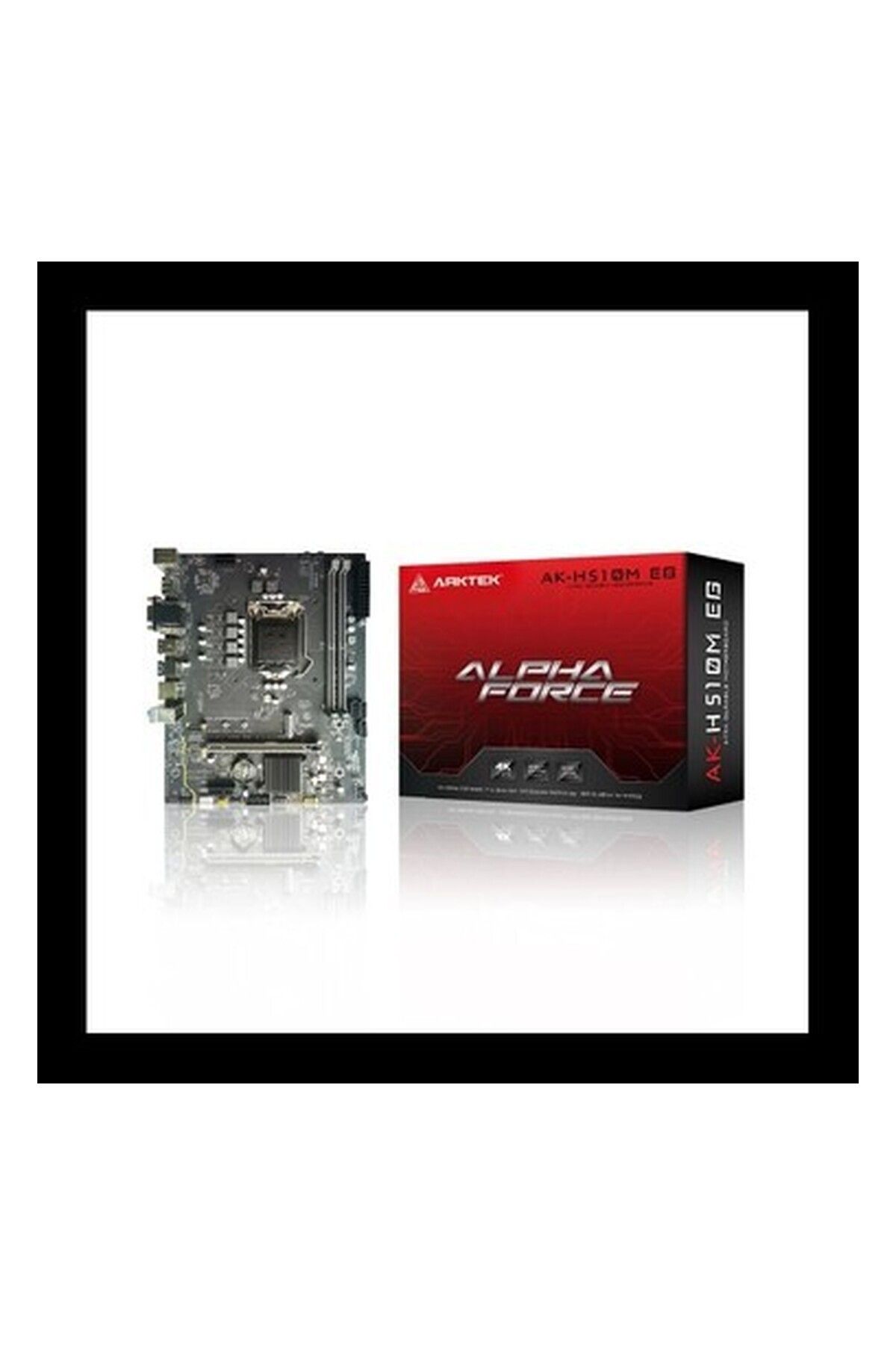 arktek Alpha Force, AK-H510M Eg Vs, 2xddr4, 2x M.2, 2x Hdmı, Dp, 10-11.nesil, LGA1200 Soket, Anakart