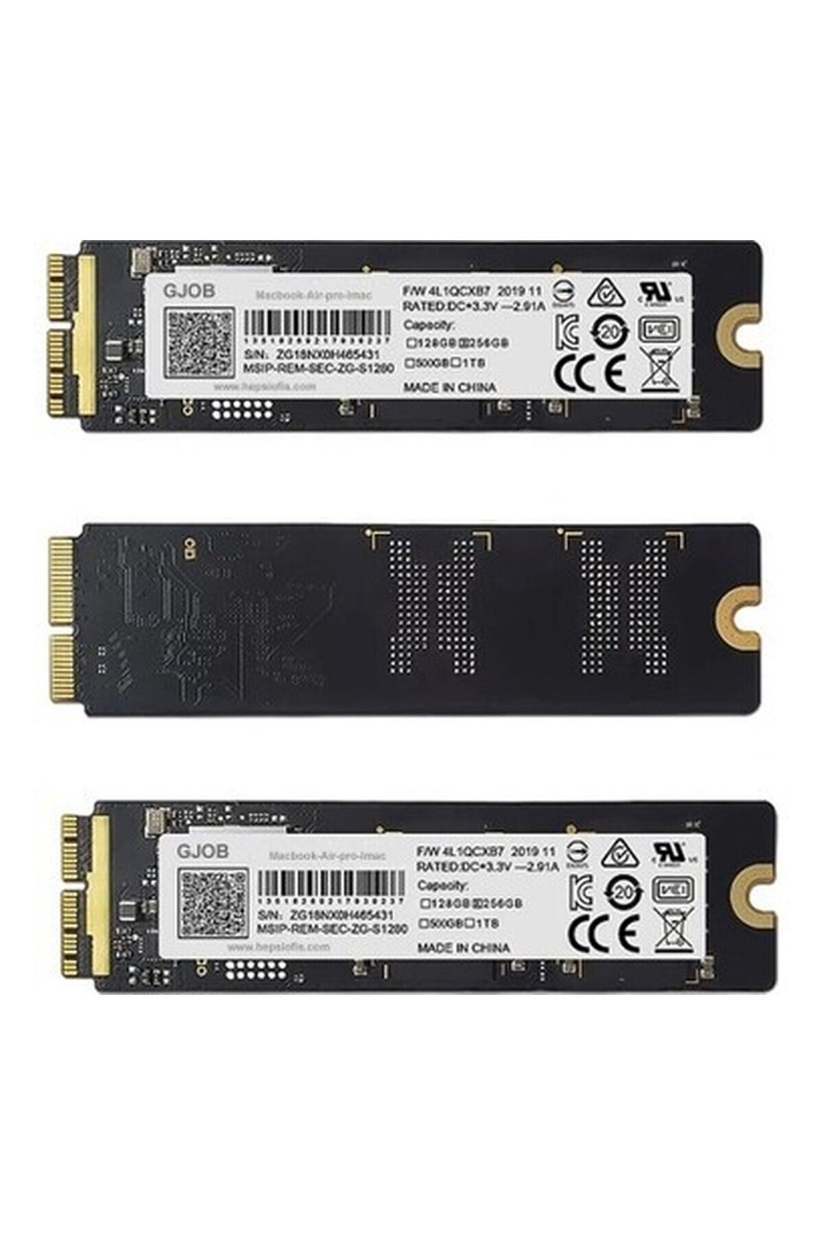 GJOB Macbook Pro A1502 2014 256GB SSD Disk MACBOOK A1502 2014 256GB SSD Disk