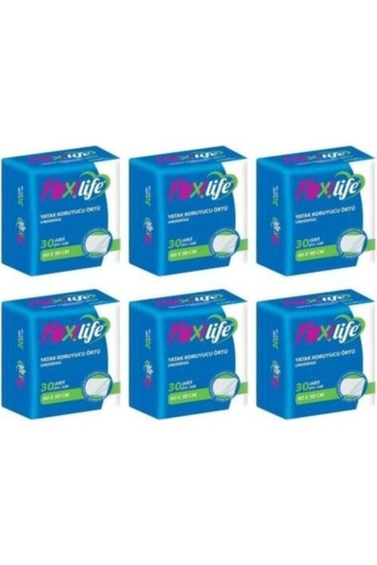 Flexi Life Kedi Köpek Çiş Pedi Yatak Koruyucu 60X90CM 30LU 6 Paket 180 Adet