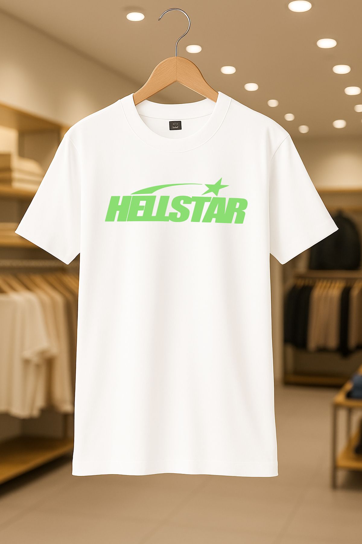 C&C OKULCUNUZ Hellstar Oversize Unisex %100 Pamuklu Nefes Alan Kalin Kumaşlı T-Shirt