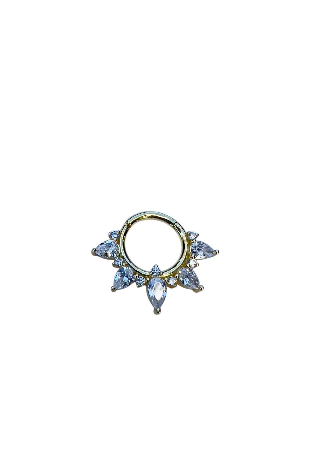 Defne Silver Vip Halka Gümüş Piercing