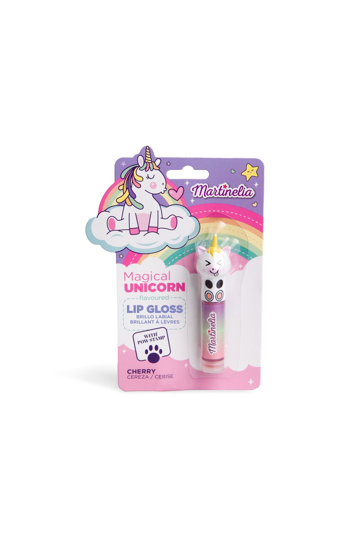 Martinelia Little Unicorn Kız Çocuk Dövmeli Dudak Parlatıcısı Vişne