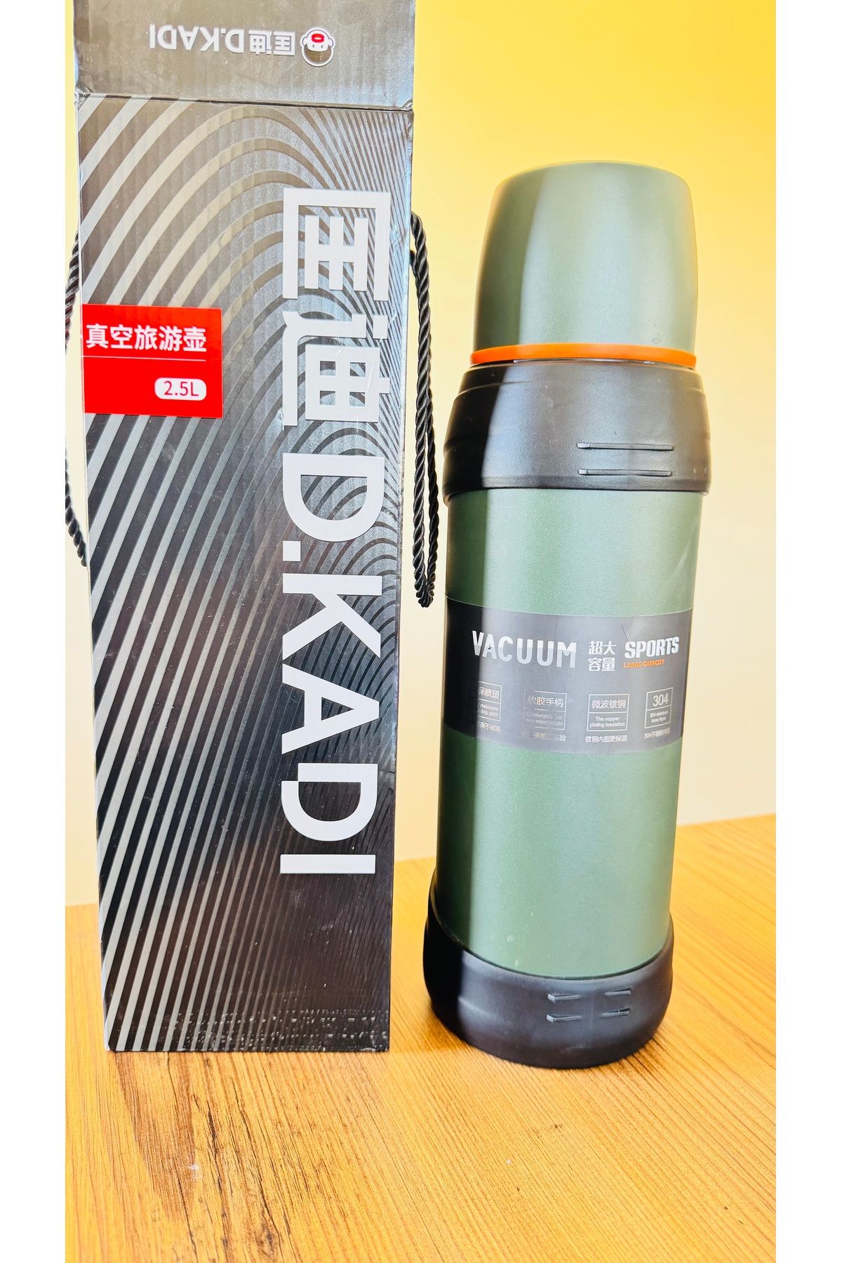 AVACUMM Vacuum 2.5 Litre Paslanmaz Çelik Vakumlu Termos