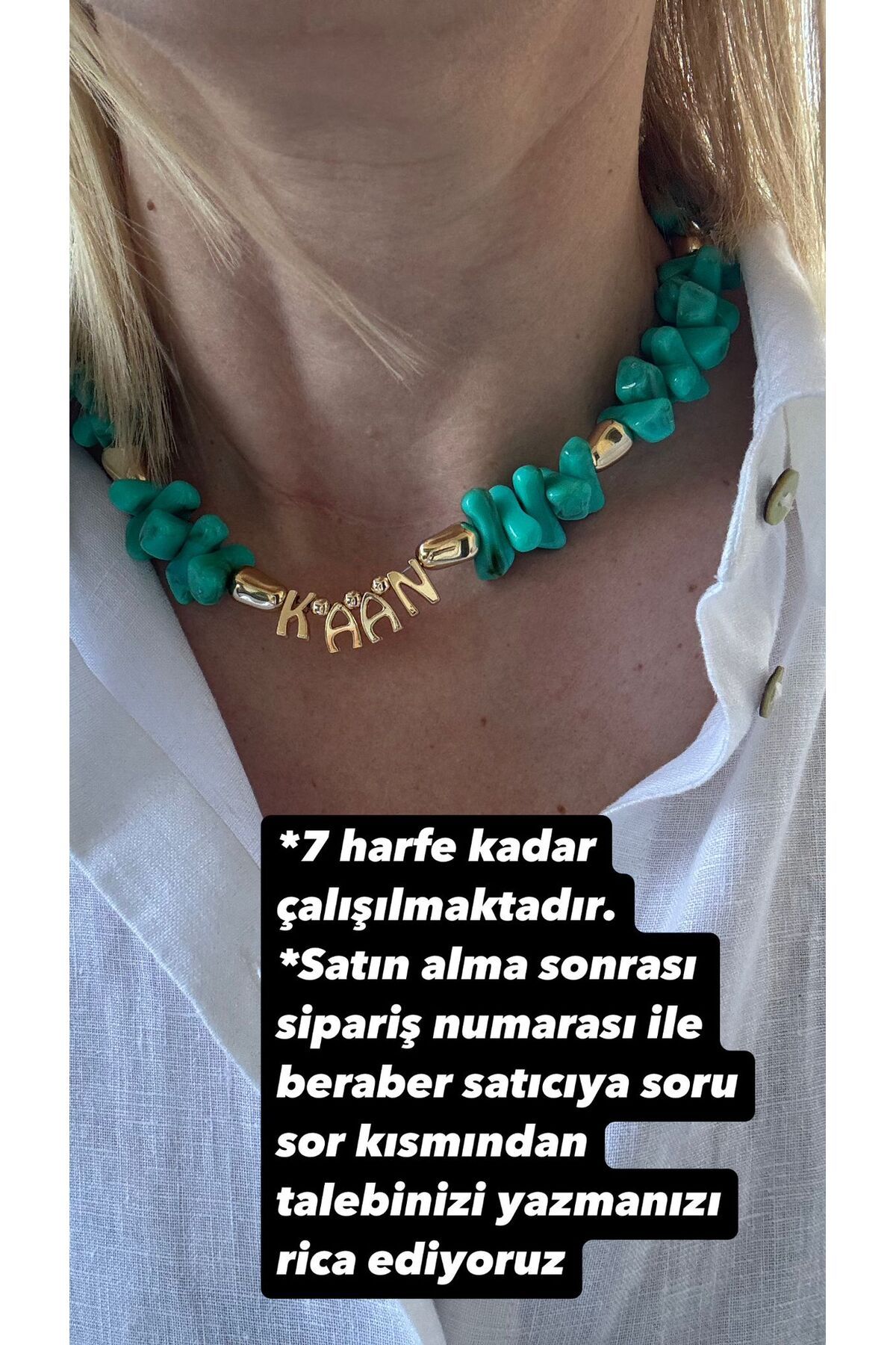 AtelierNU Jewelry Kişiye Özel Kolye 1
