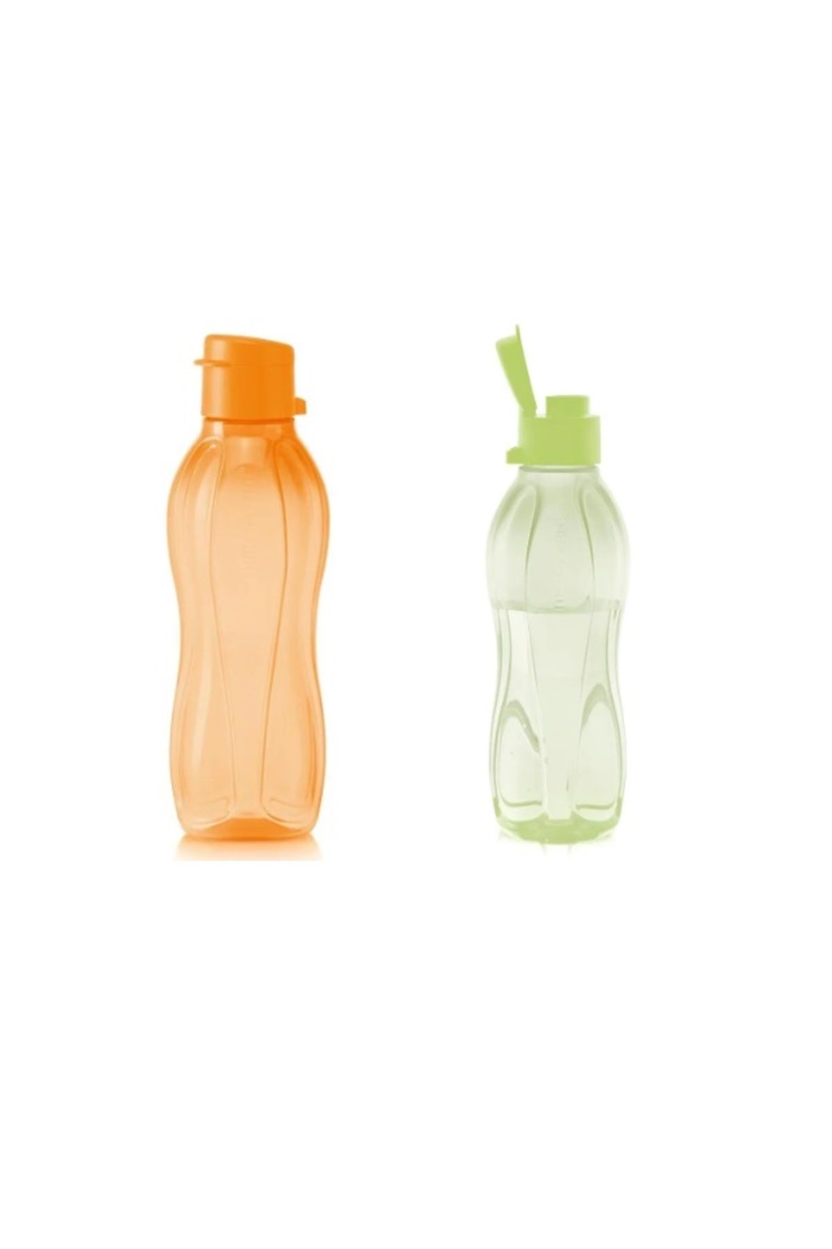 Tupperware Eco Şişe Kolay Kapak Suluk Ve Matara Portakal 500 ml +& Matara Lime 500ml