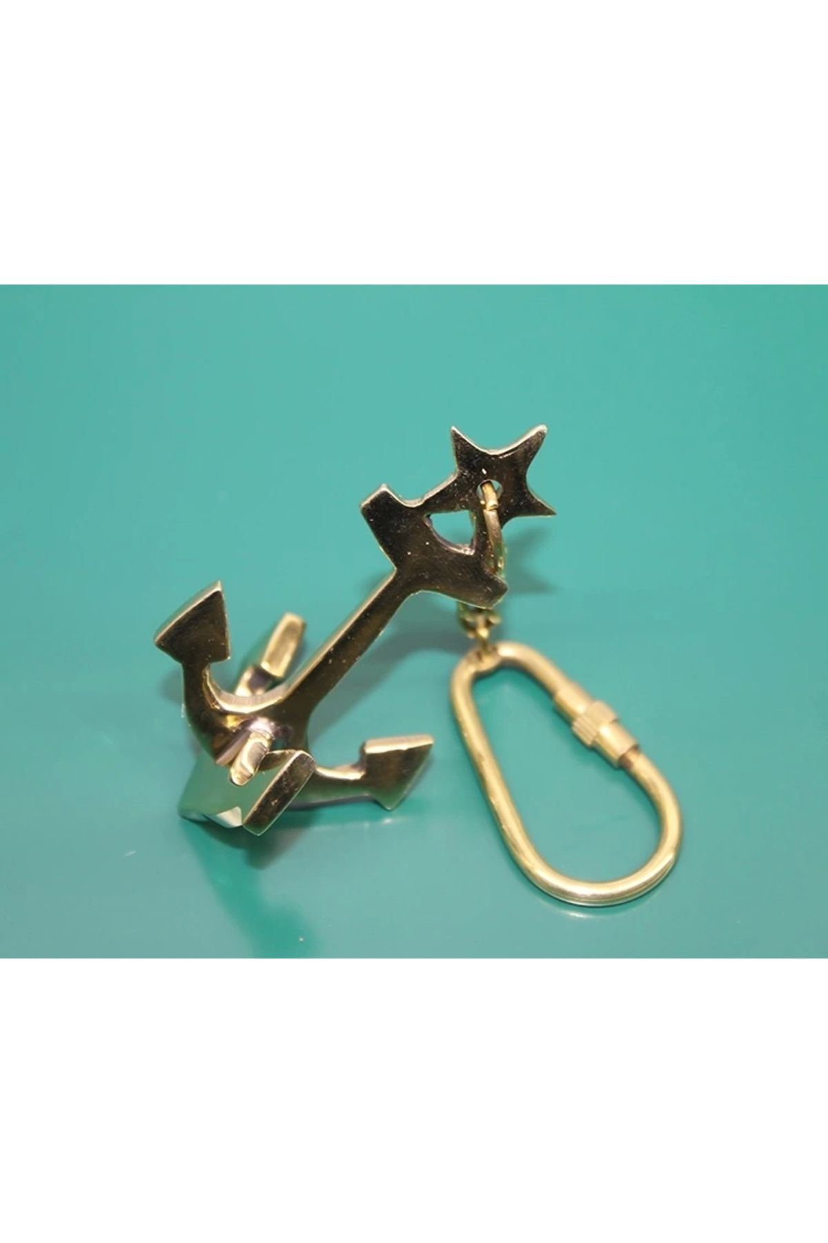 No8 Home Çapalı Pirinç Anahtarlık 2475b
