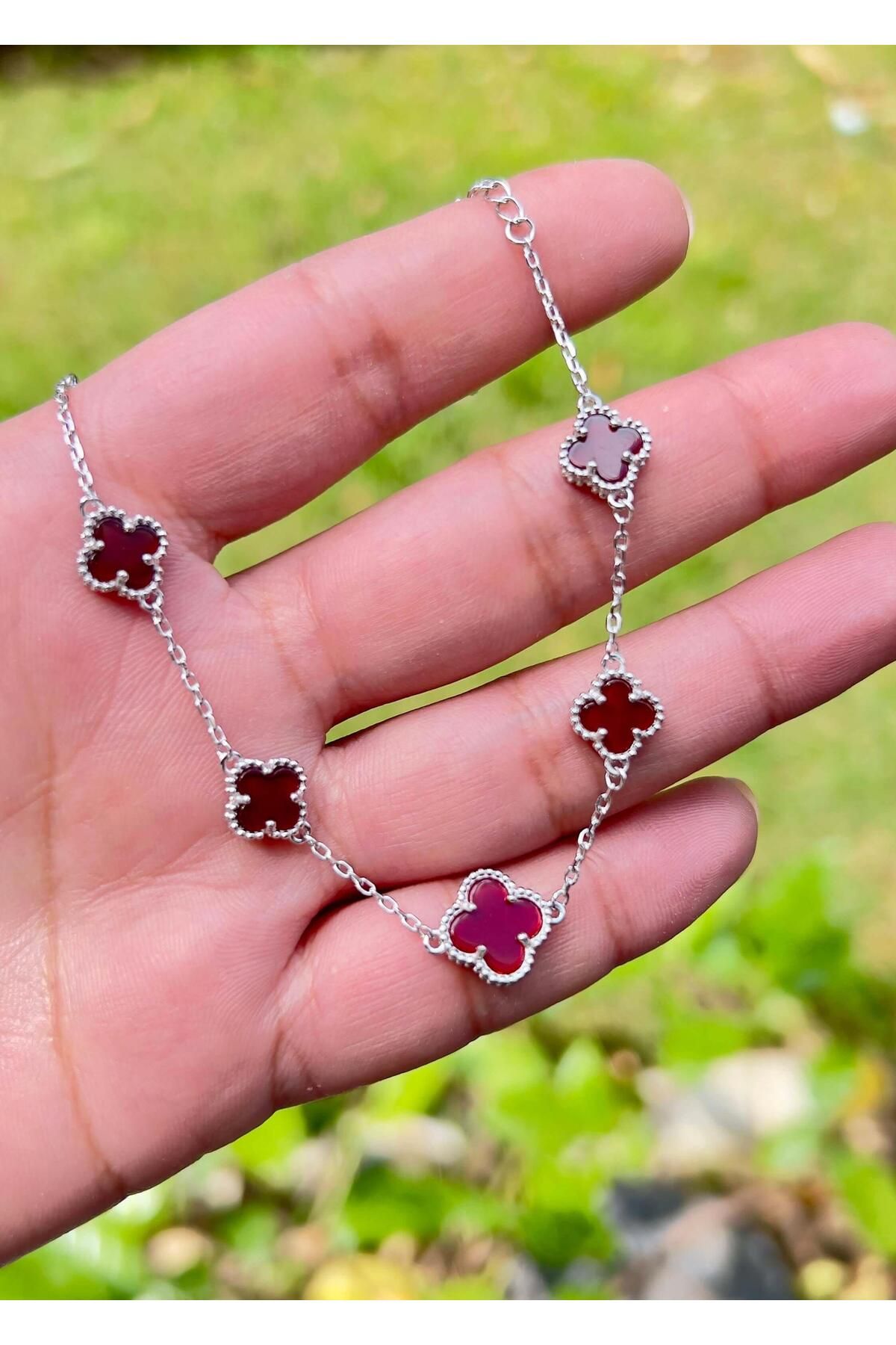 Defne Silver Wanc Yonca bileklik