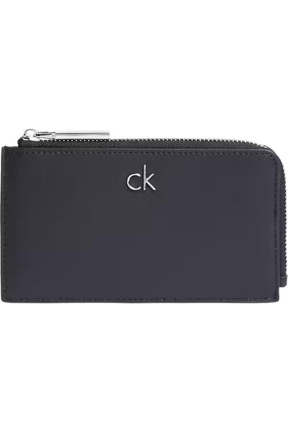Calvin Klein CK RE-LOCK LG CC HOLDER W L ZIP SİYAH-OS