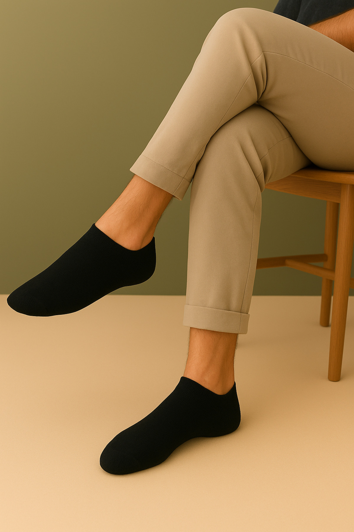 BENİSA ÇORAP  6'lı Bambu Erkek Patik Çorap Çok Renkli Çorap Dikişsiz Antibakteriyel Nefes Alabilen - Görsel 6