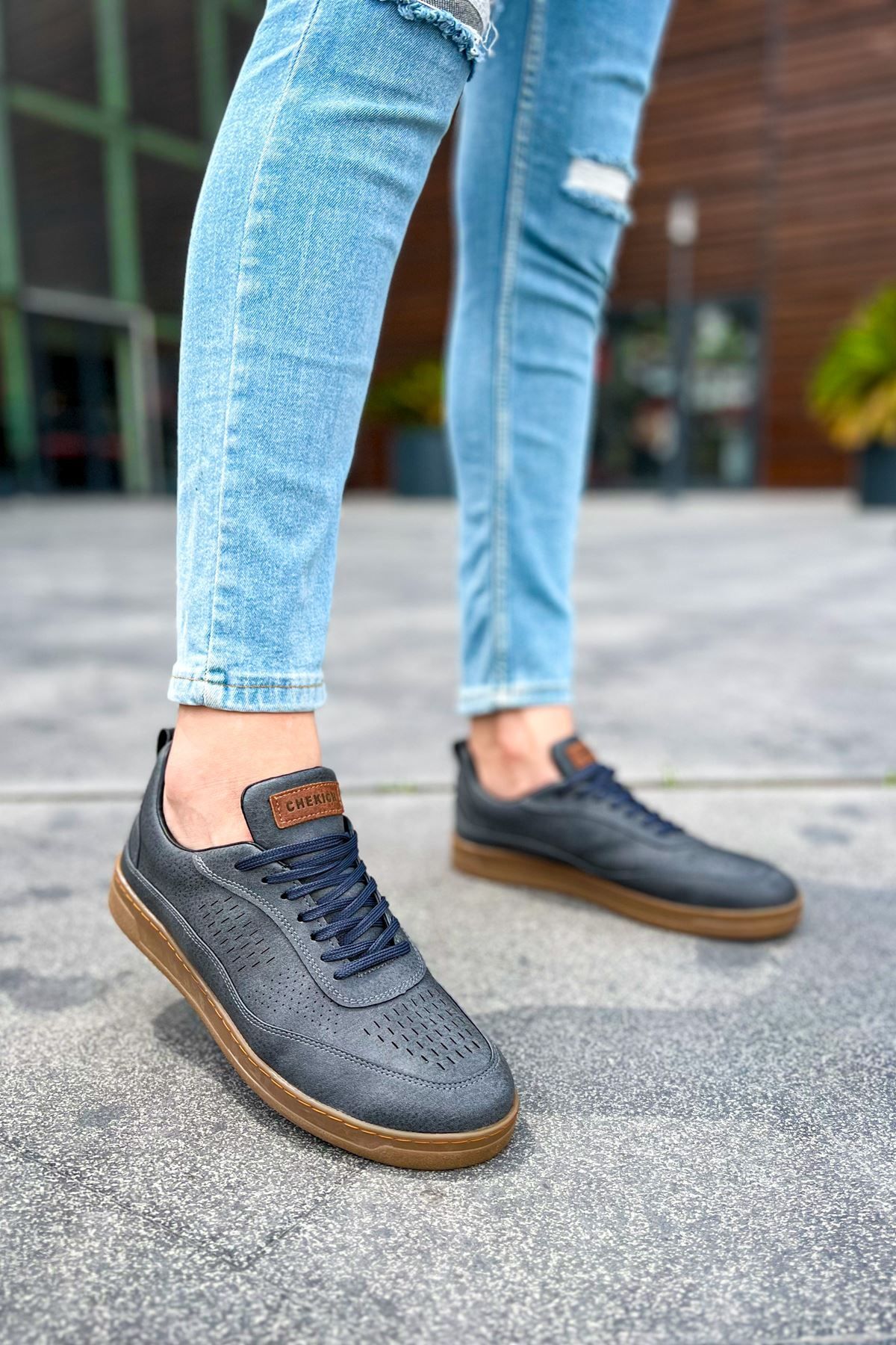 onlinebutik CH157 CKT Retro Erkek Ayakkabı ANTRASIT