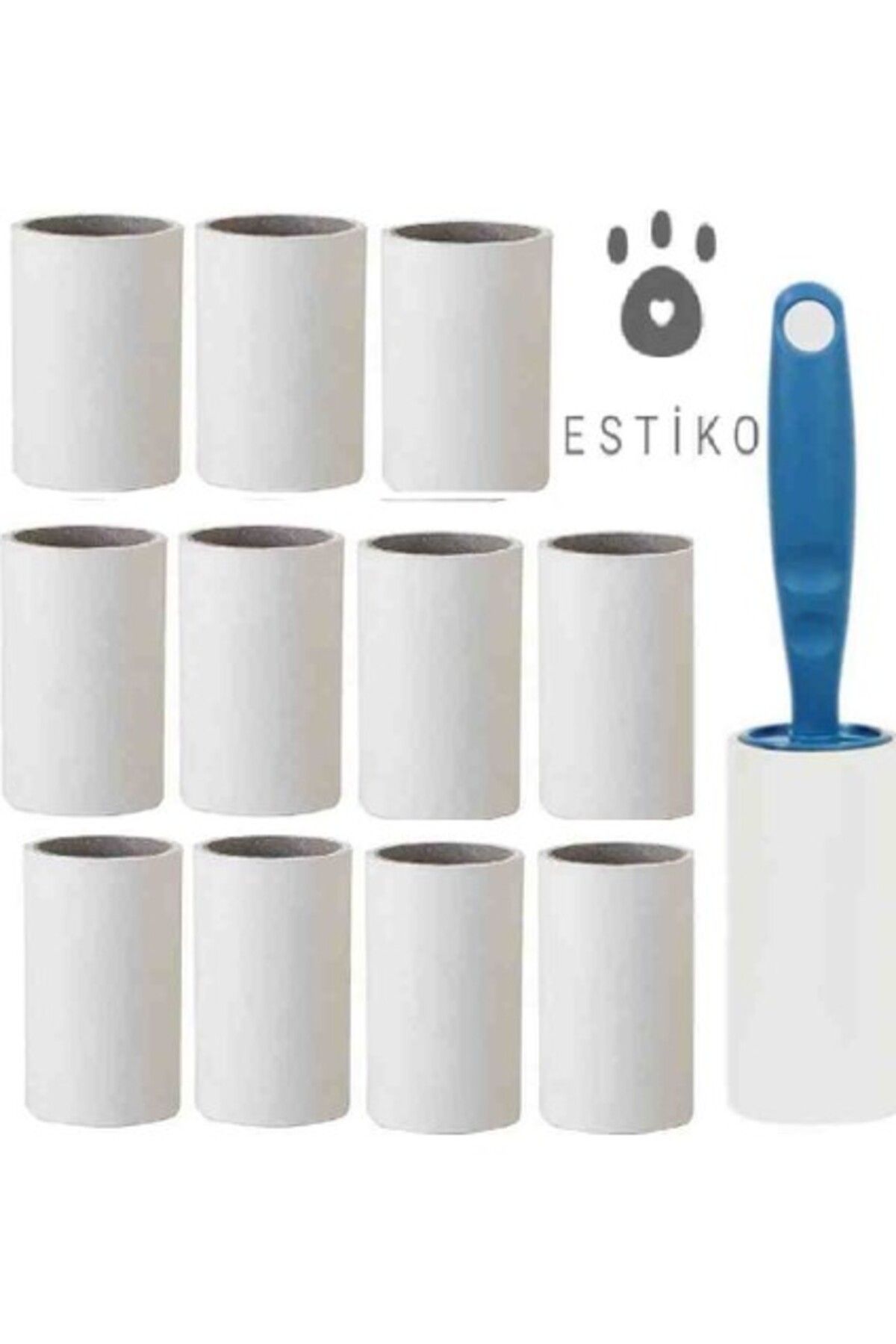 ESTİKO Estiko Tüy Toplama Bandı 60 Yaprak 12 Parça 720 Sayfa Sap Hediyeli