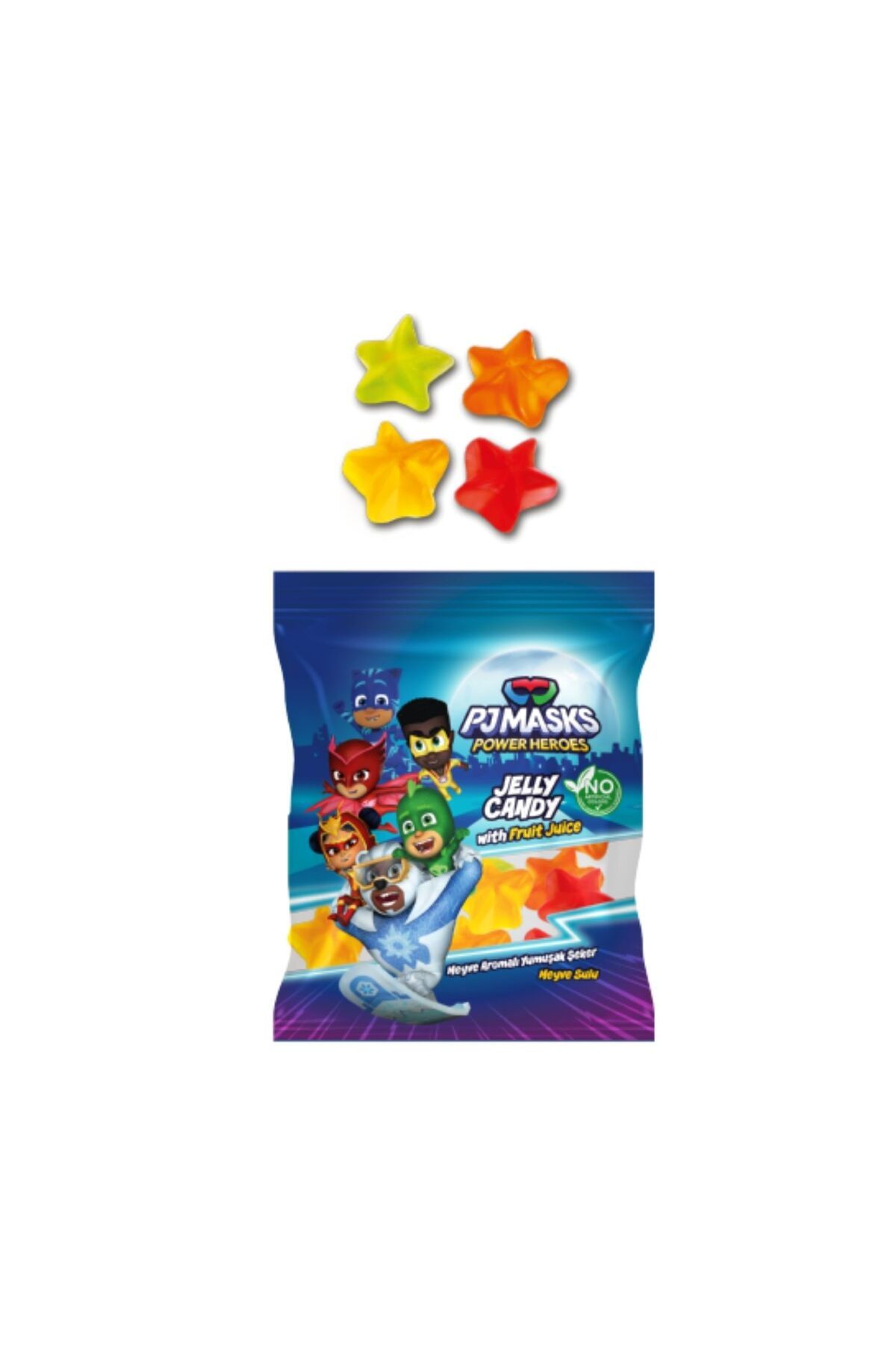 PJ Masks Yıldız Meyve Aromalı Yumuşak Şeker 20 Gr.