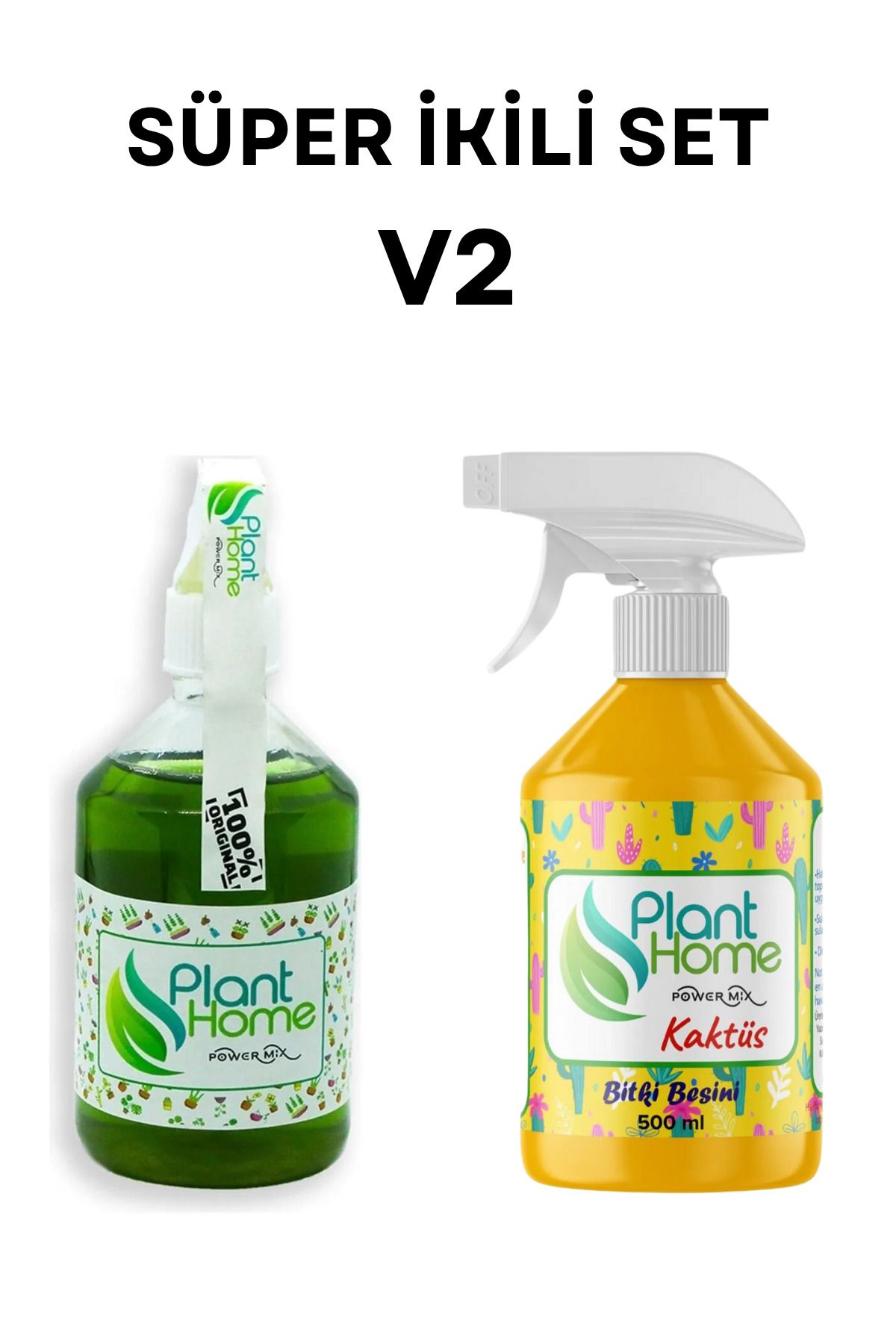 Plant Home Power Mix Süper İkli Set V2 PowerMix + Kaktüs PlantHome