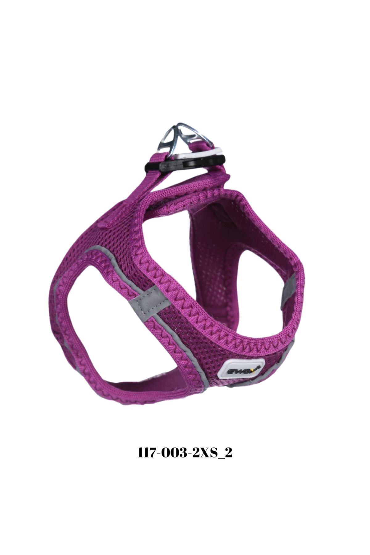 EWOX Air Mesh Mor Göğüs Tasması 3XS