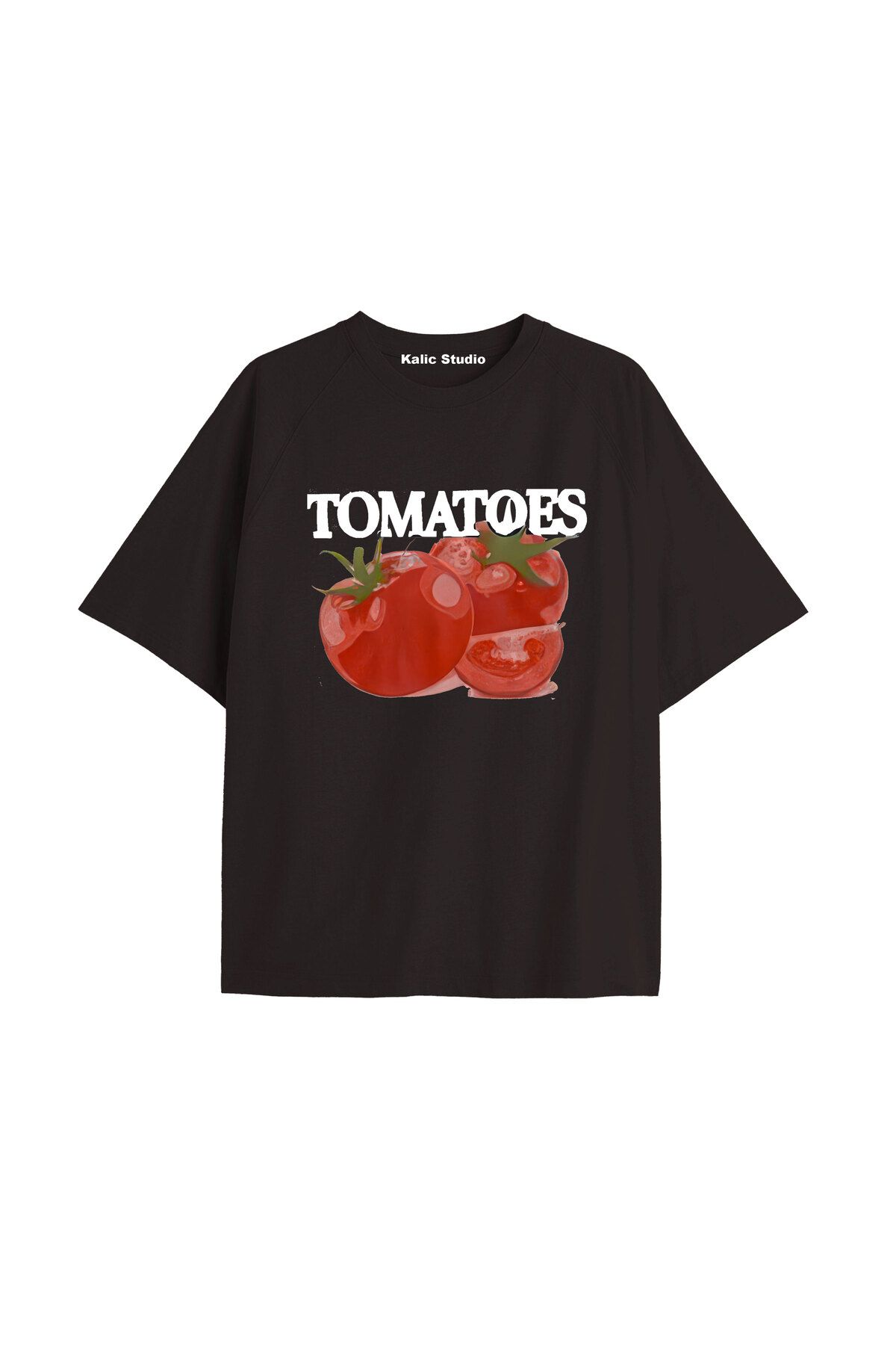 Kalic Studio Y2k vintage Pickles Baskılı Sİyah T-shirt KOD 223