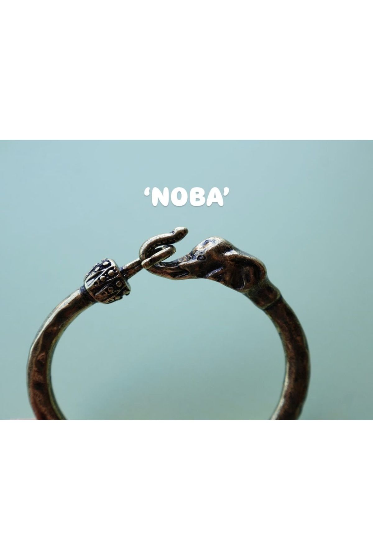 B Design jewelry Noba Fil Bileklik Bronz