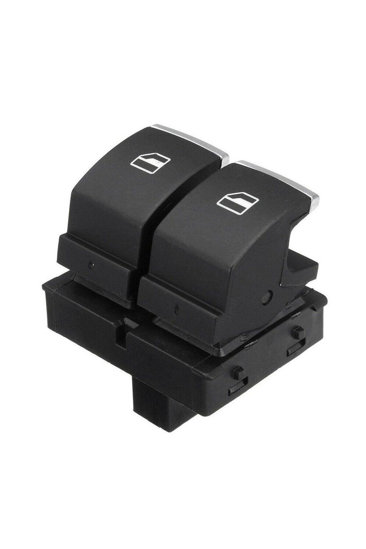 MCAR CAM AÇMA DÜĞMESİ SOL ÇİFTİ KROM CADDY III-04> GOLF V-VI 03>12-PASSAT 05>16 POLO 09>Uyumlu