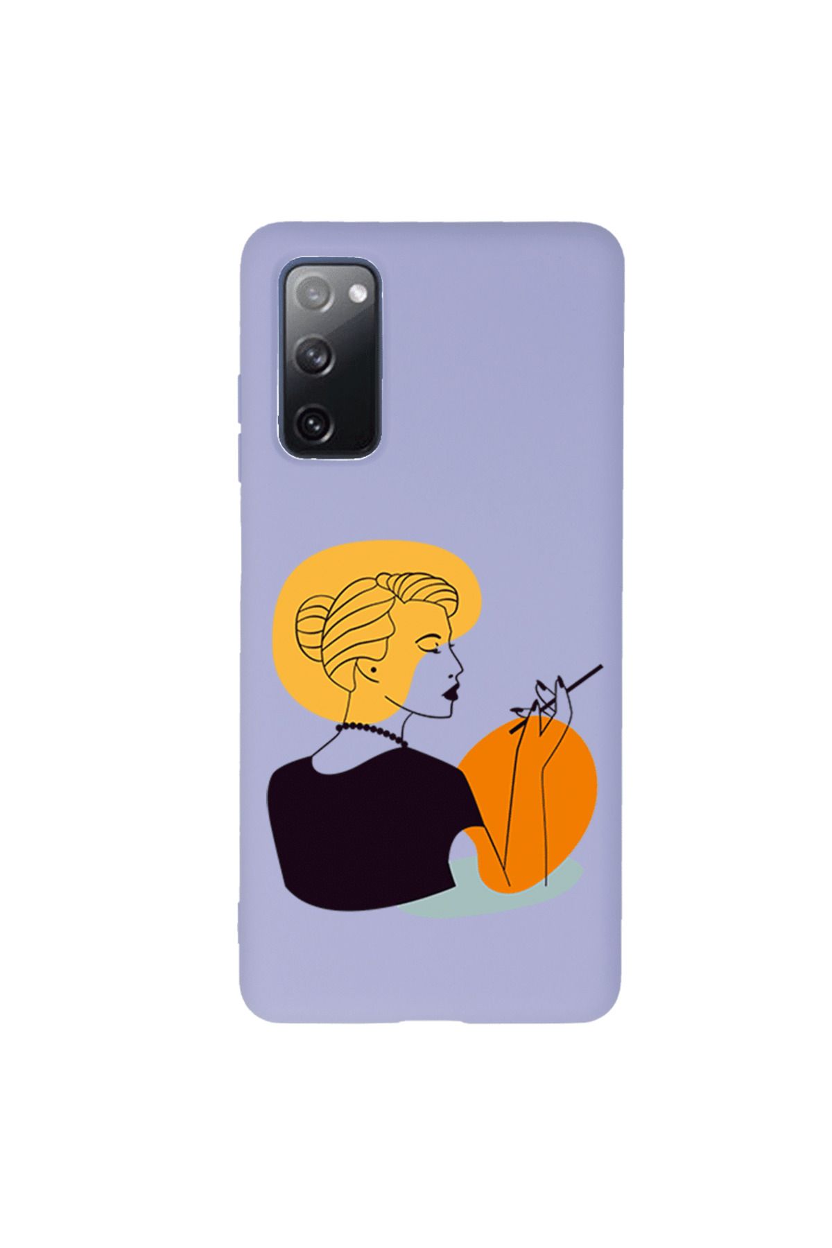 Royaleks Samsung S20 FE Lansman Kılıf - Art Woman 2