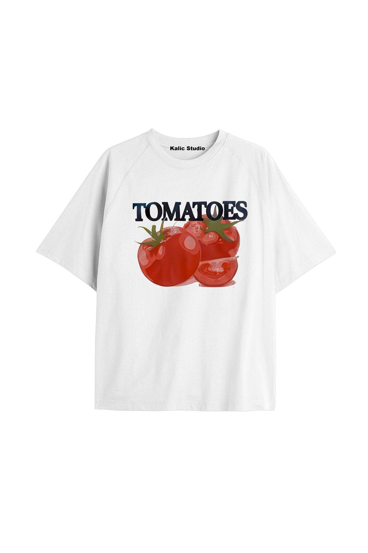 Kalic Studio Y2k vintage Pickles Baskılı Beyaz T-shirt KOD 189