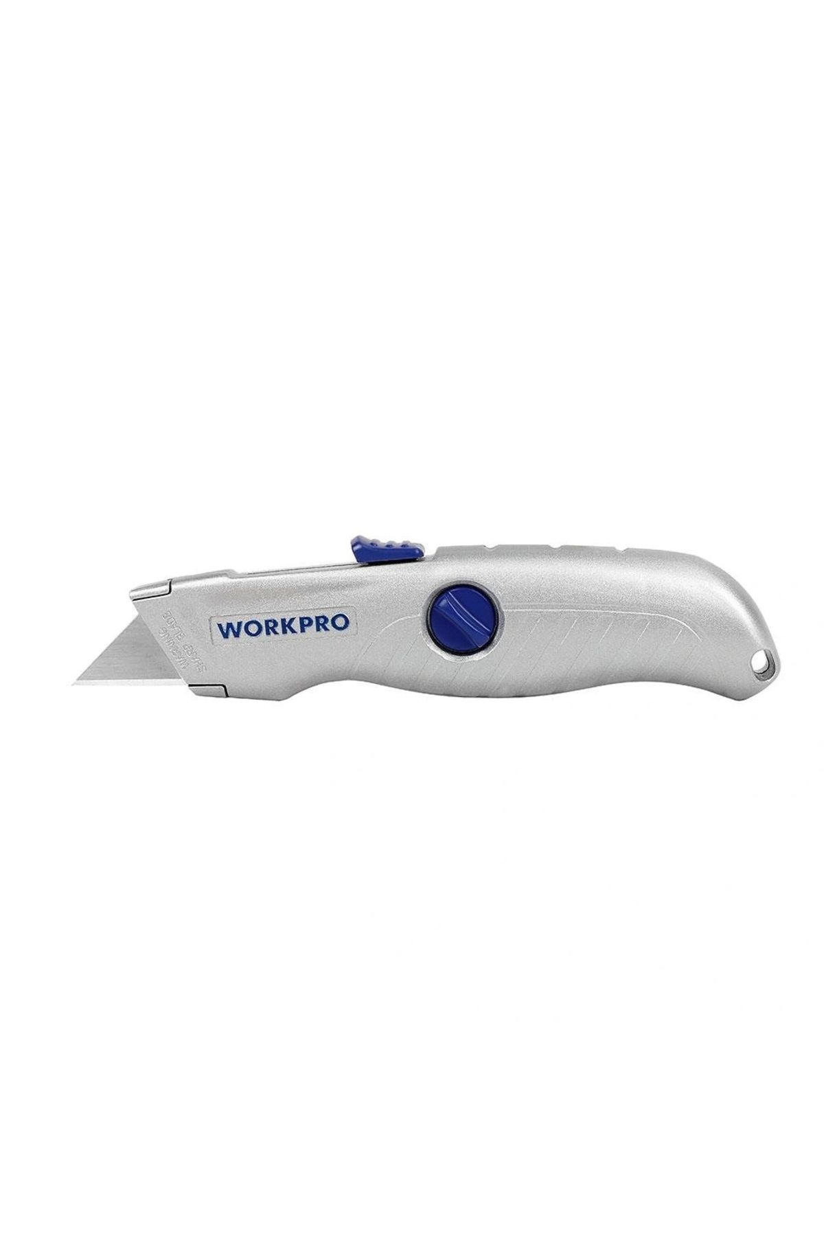 ShopNova WORKPRO WP213007 Alüminyum Gövde Otomatik Geri Çekilebilir Rötuş Maket Bıçağı