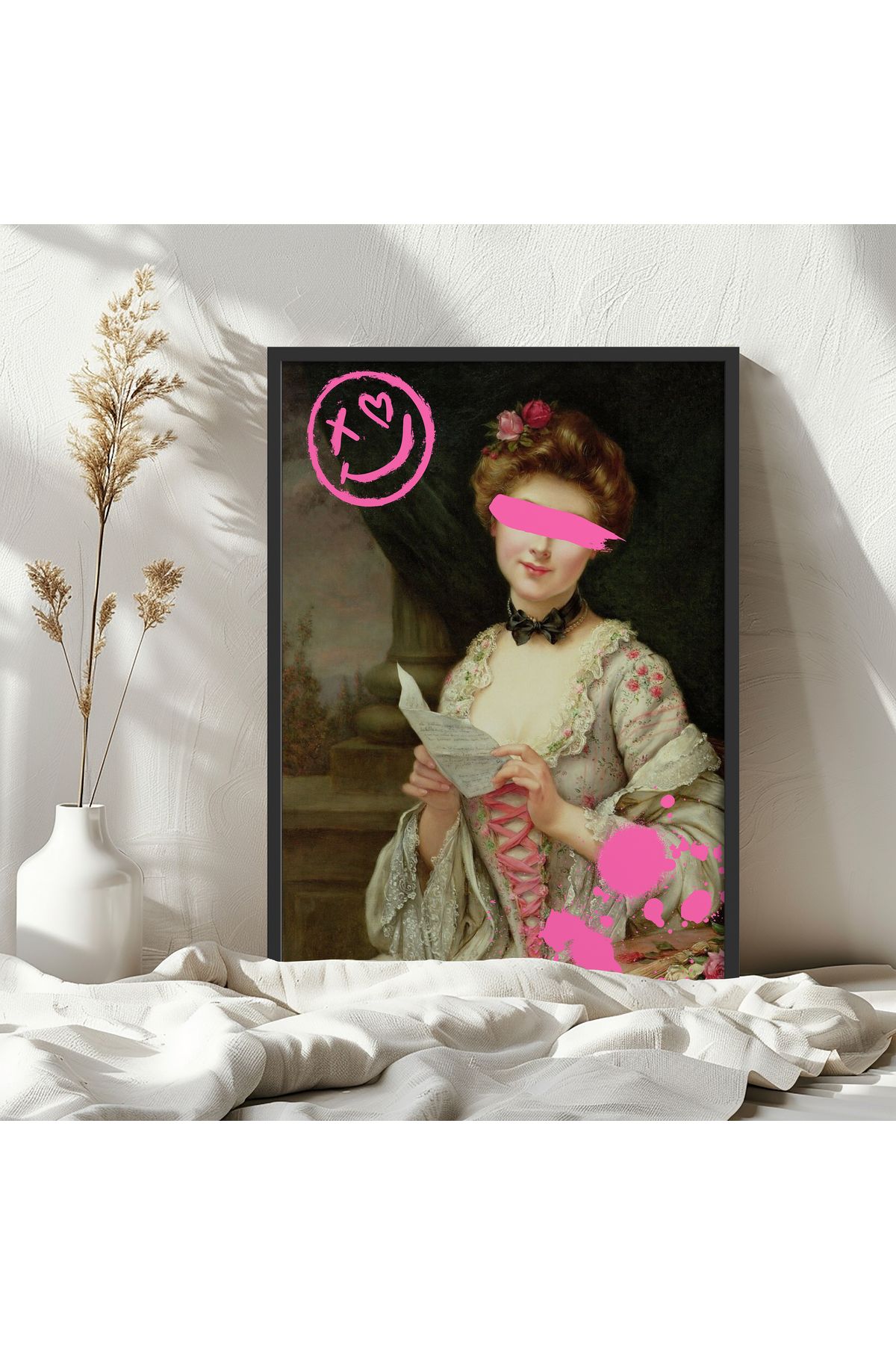 HOMEPACK Tekli Ahşap Çerçeveli Tablo Tek Parça Poster Tablo TK/EXCLUSIVE008