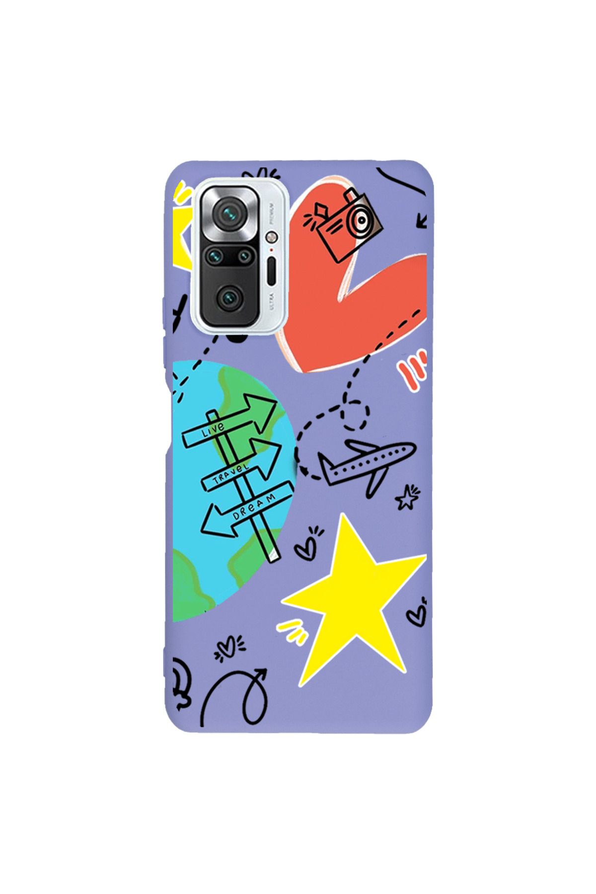 Royaleks Xiaomi Redmi Note 10 Pro Lansman Kılıf - World