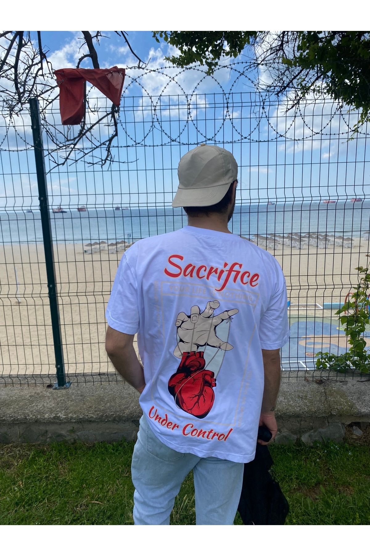 525 Oversize Tişört - Baskılı Tişört - Unisex Tişört - Pamuklu Tişört