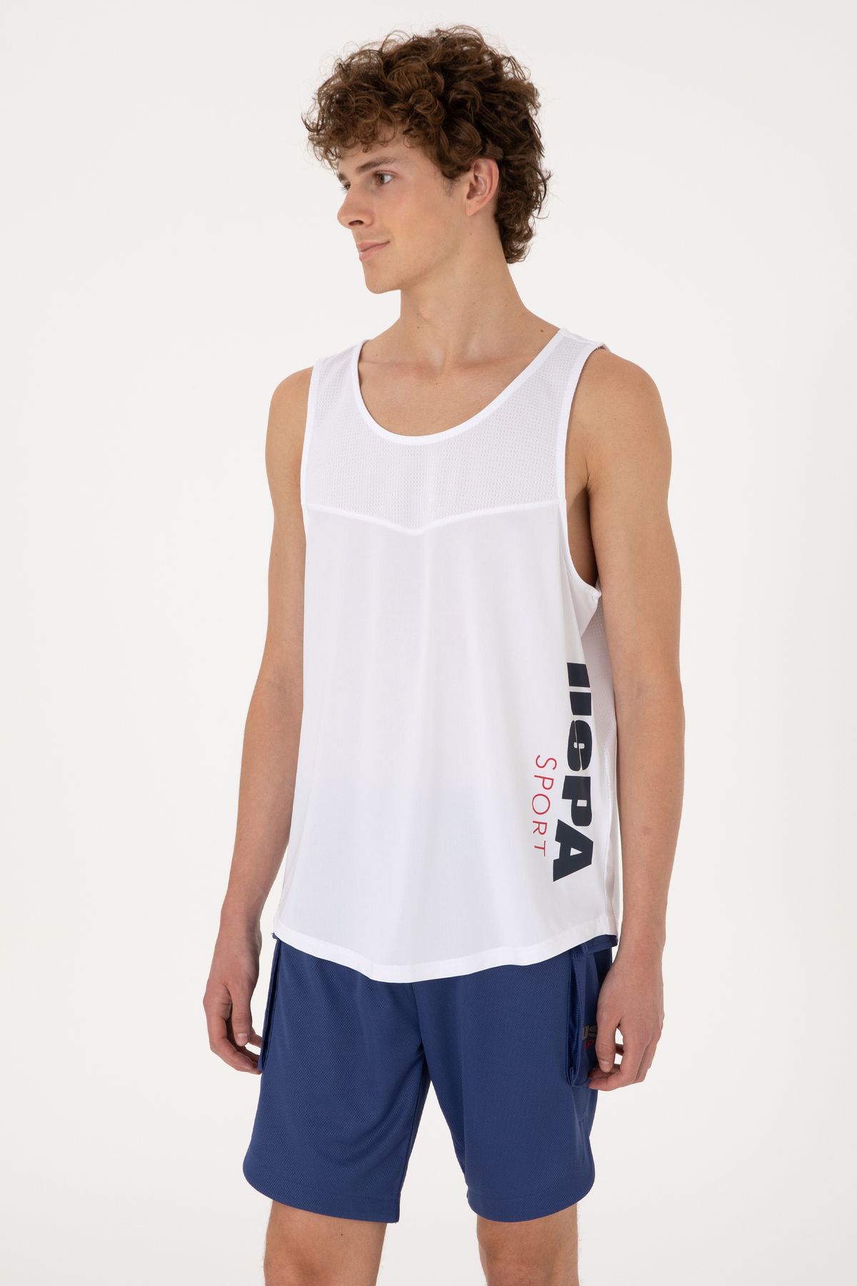 U.S. Polo Assn. Erkek Beyaz Tişört 50299524-VR013