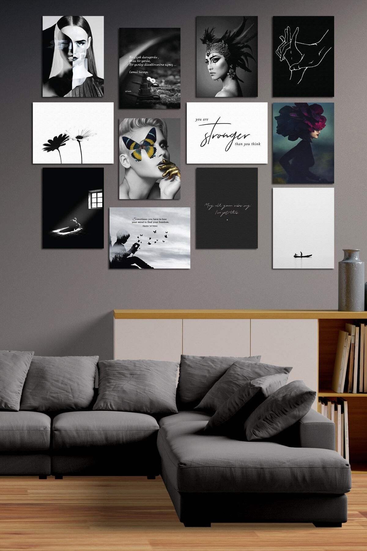 Pi Dekorasyon Modern Style 12 Parçalı Mdf Tablo Mck021