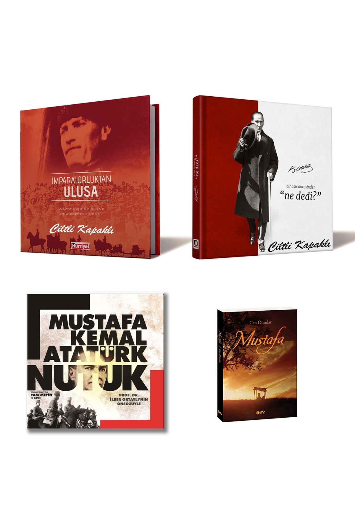 Hürriyet Kitap Mustafa Kemal Atatürk Nutuk Tam Metin Bir Asır Öncesinden Ne Dedi? Ciltli İmparatorluktan Ulusa 4lü