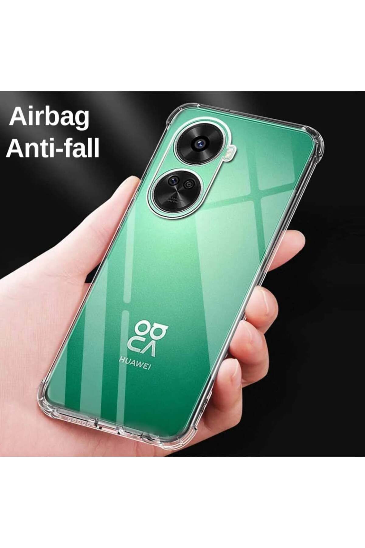 SKYDDAR INNOVATION-Case for Huawei nova 11 SE / nova 12 SE, Shockproof from Silicone Slim, Transparent, sticker set 6