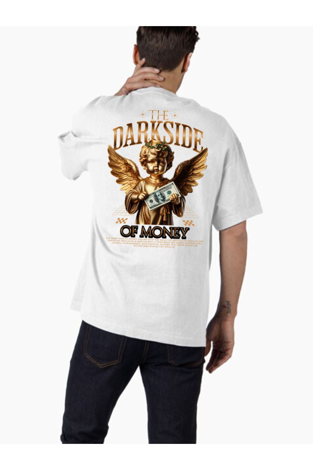 COMVİCHO Unisex streetwear115 Tasarım Baskılı Oversize T-Shirt