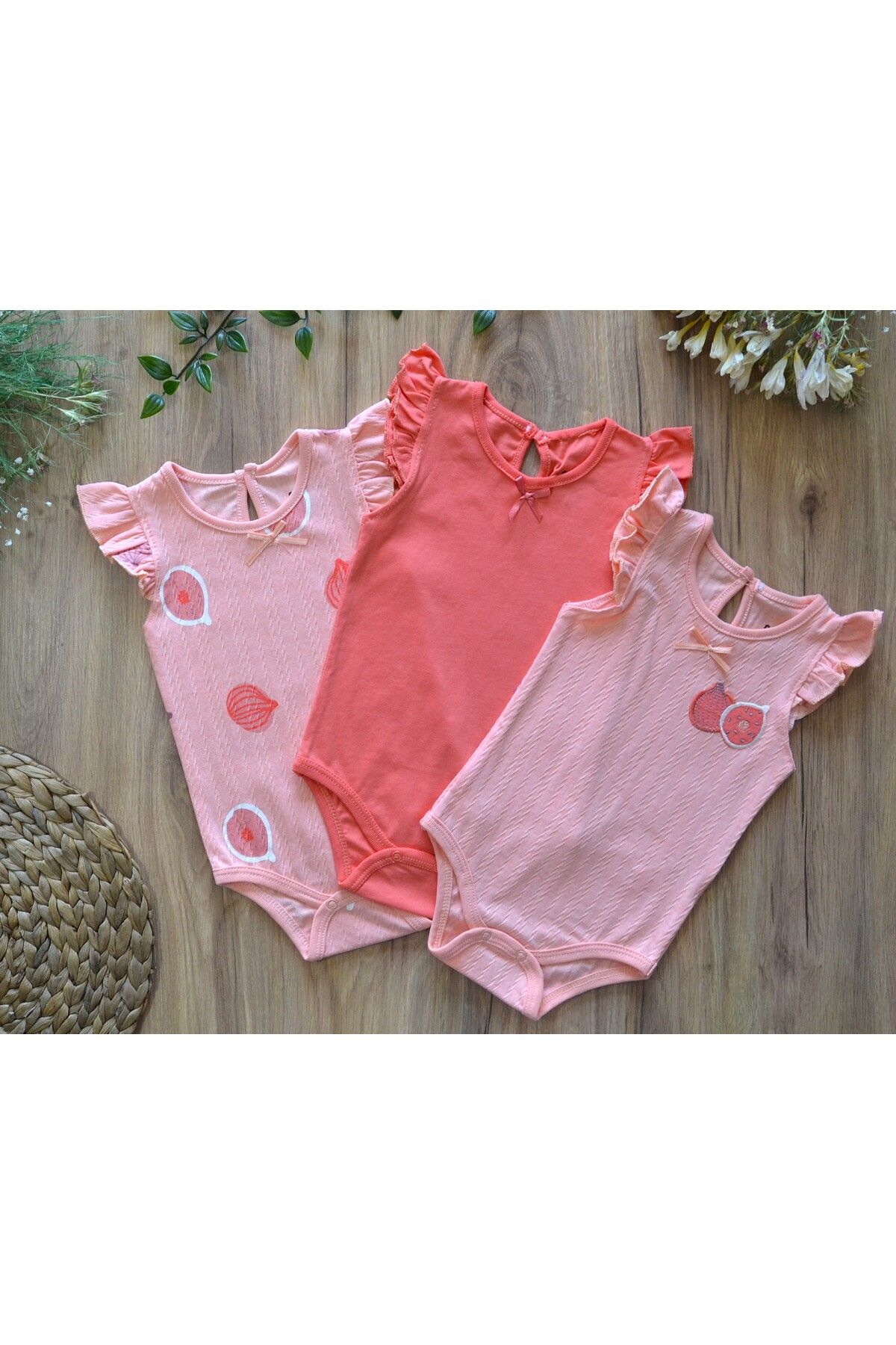 Necix's FİG SUMMER 3LÜ ZIBIN SET/ %100 PAMUK