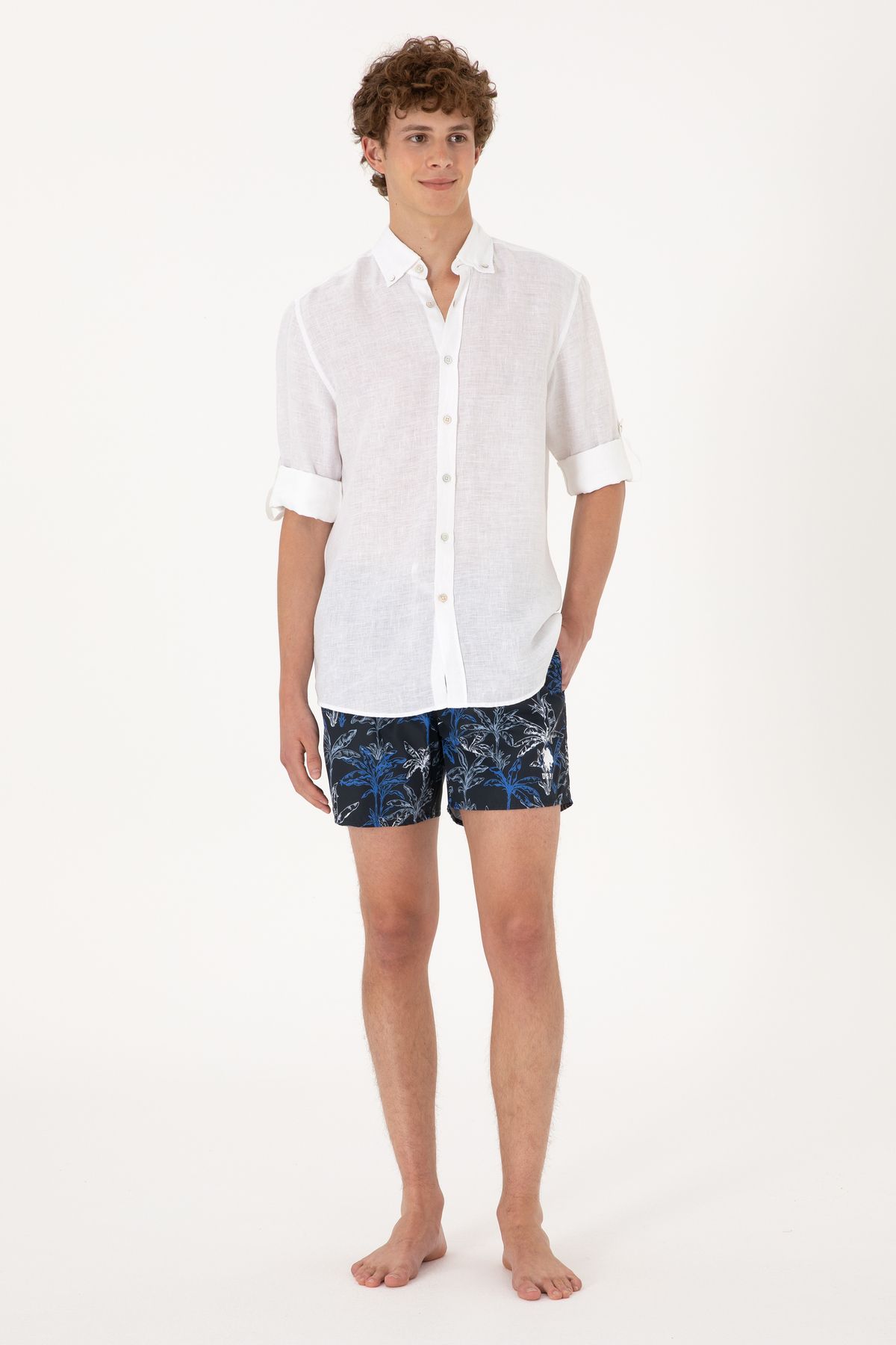 U.S. Polo Assn. Erkek Lacivert Deniz Şortu 50299781-VR033