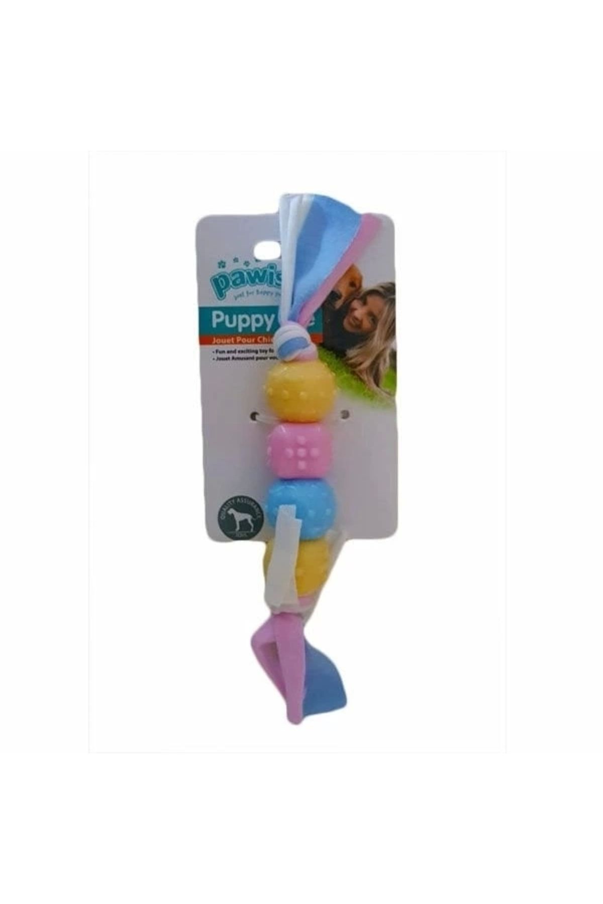 ShopNova Pawise Puppy Life Diş Çıkarma Oyuncağı İpli Top Köpek Oyuncağı