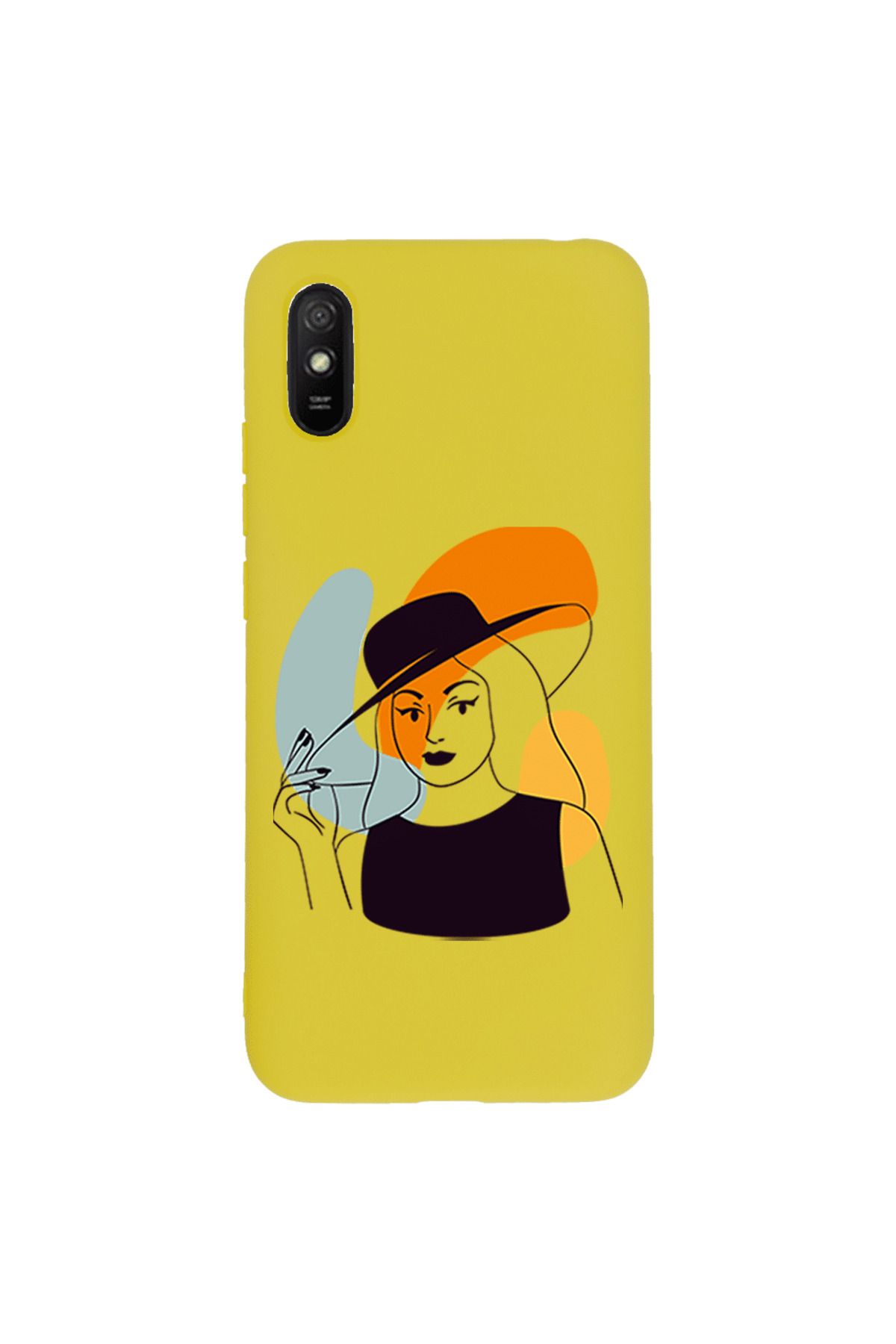 Royaleks Xiaomi Redmi 9A Lansman Kılıf - Art Woman 4