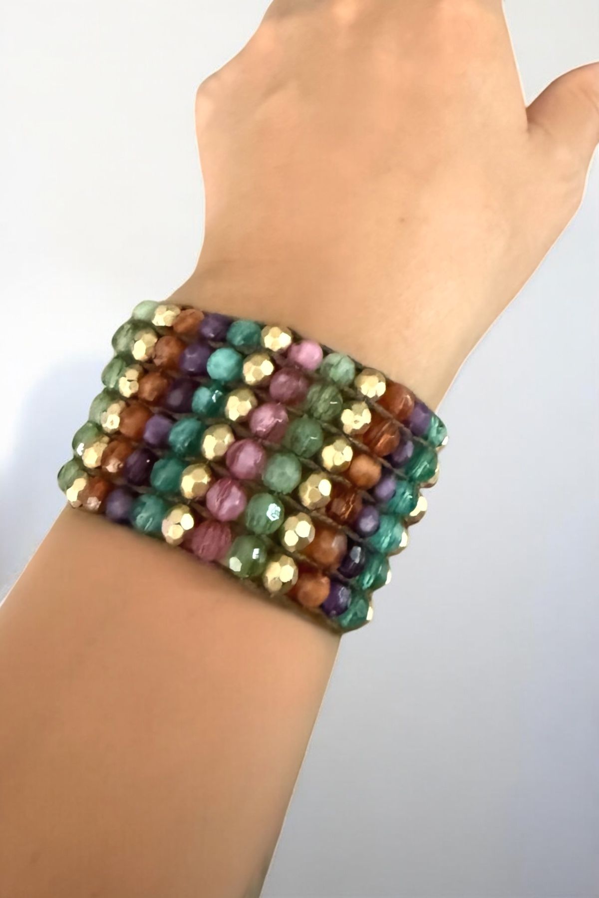Pinty Design Kristal Taşlı Kadın Bileklik
