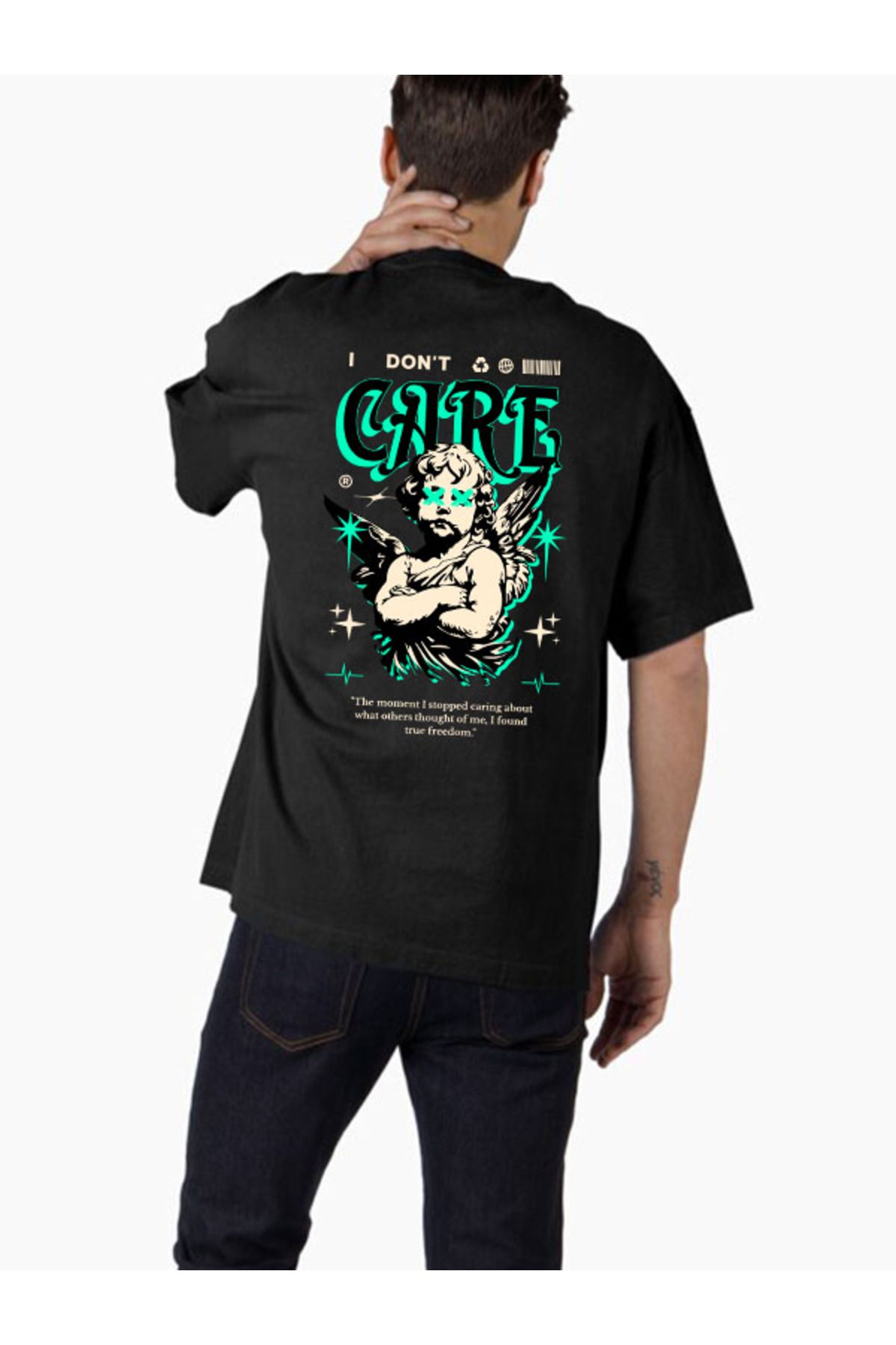 COMVİCHO Unisex streetwear28 Tasarım Baskılı Oversize T-Shirt