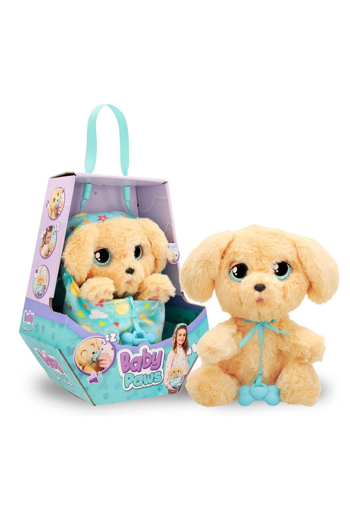 Baby Paws Sesli Yavru 20 Cm Pelüş Labrador W2-921122ım