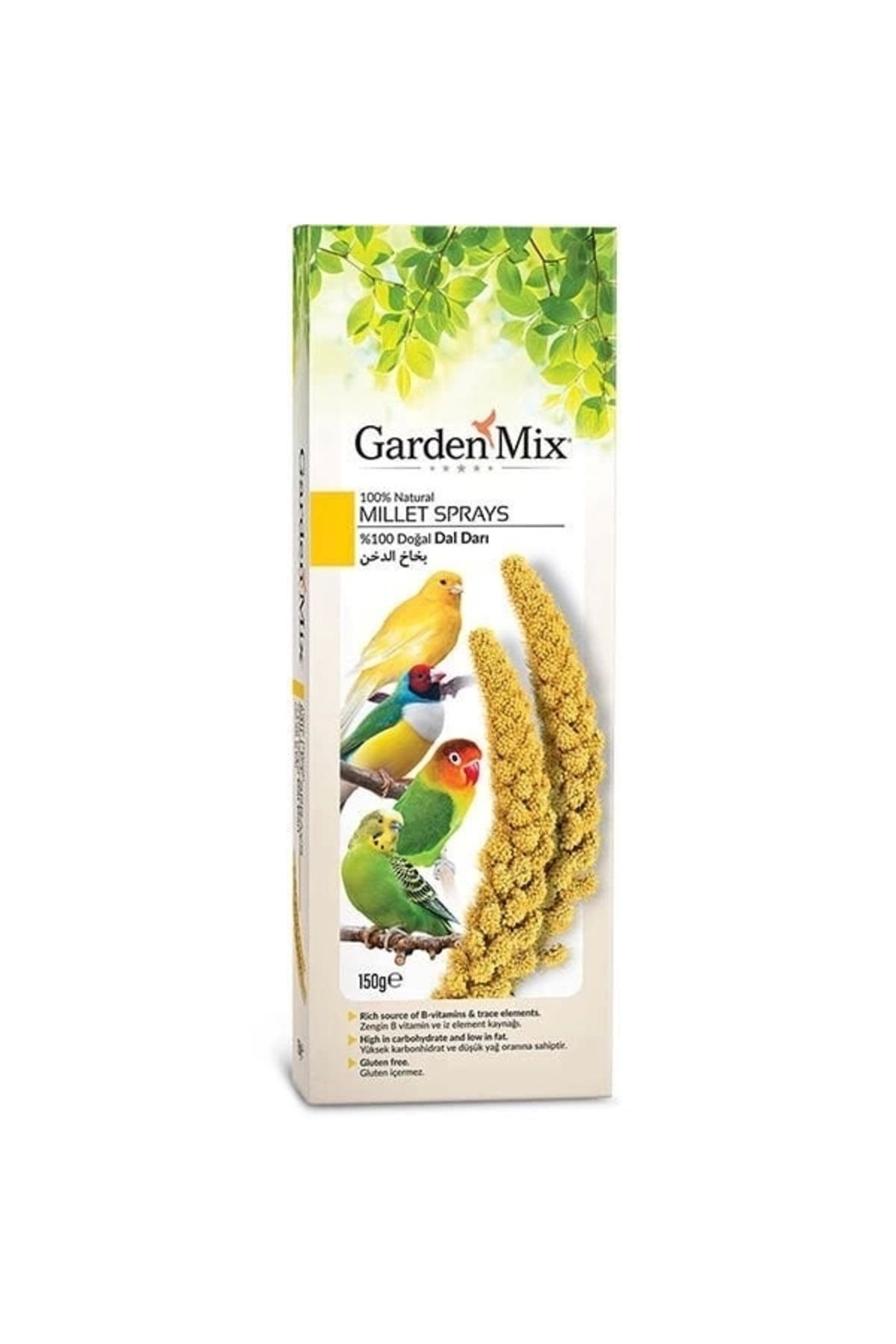 ShopNova Garden Mix Platin Kuş Yemi Sarı Dal Darı