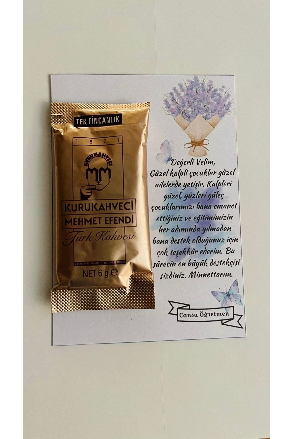 Hanne Gift Box HANNE GİFT BOX 10 adet türk kahveli veli karne hediyesi