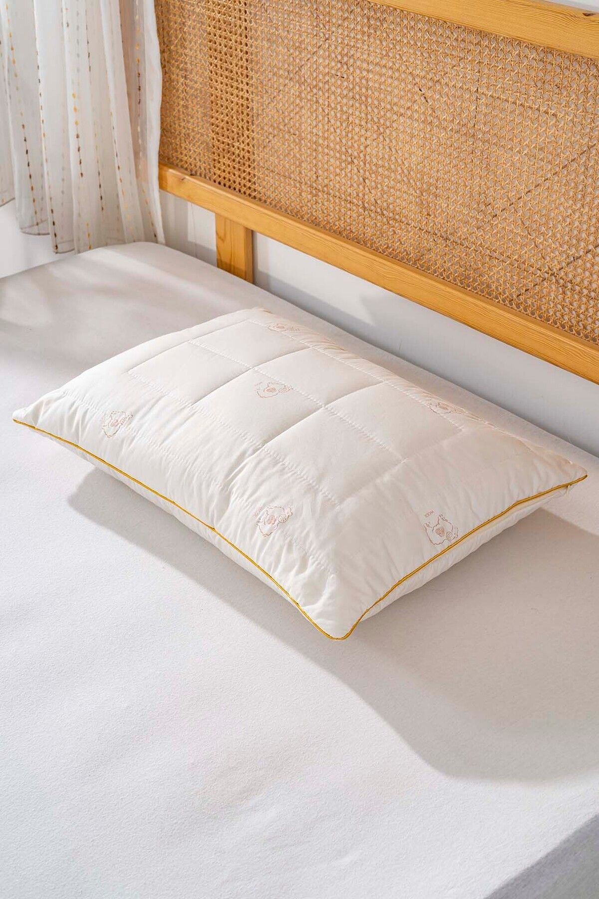 Rivaİstanbul Linole %100 Merinos Yün Yastık 50x70 cm