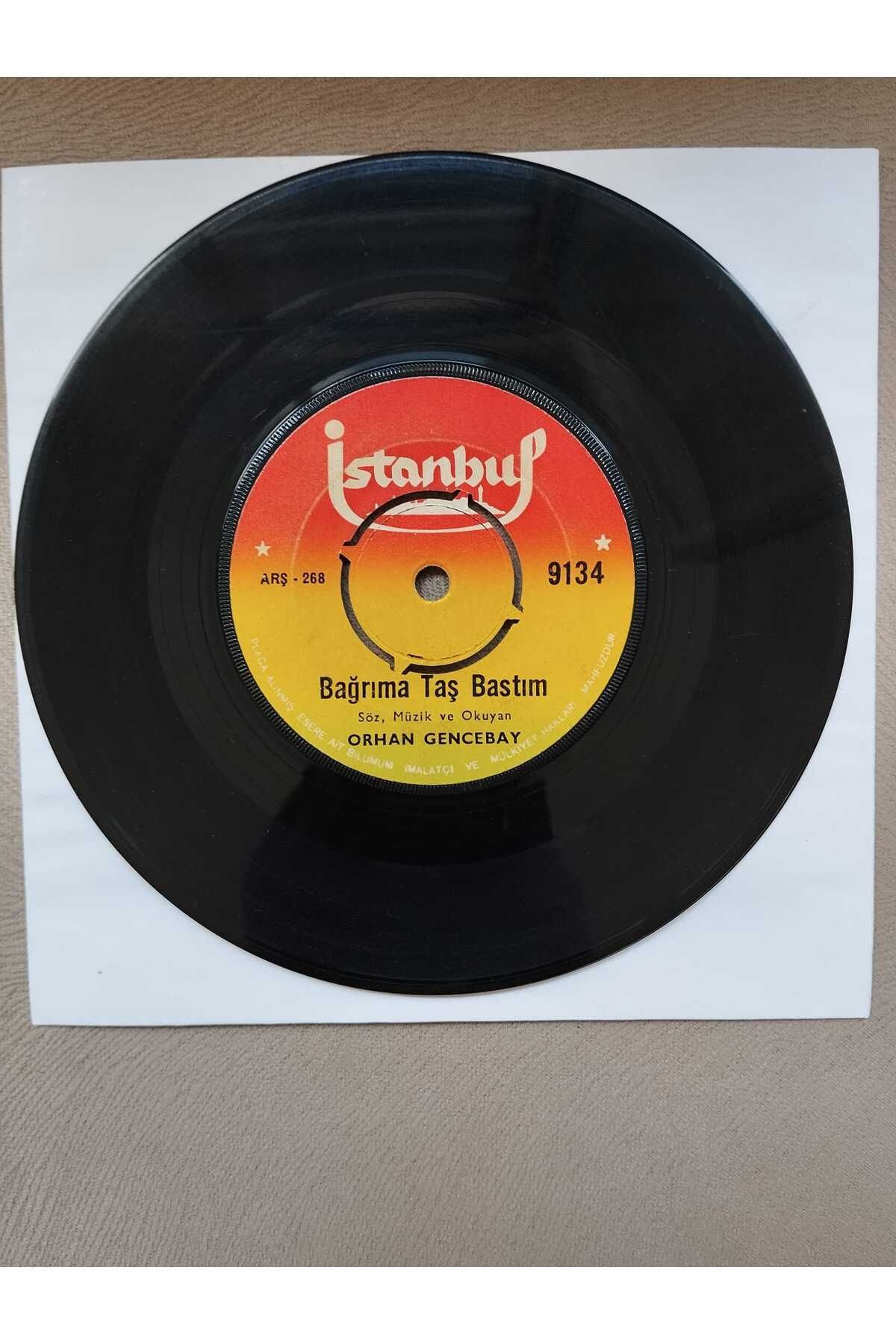 Plakperest Orhan Gencebay – Her Cefa Beni Buldu - 1969 Türkiye Basım 45lik Plak-2.EL